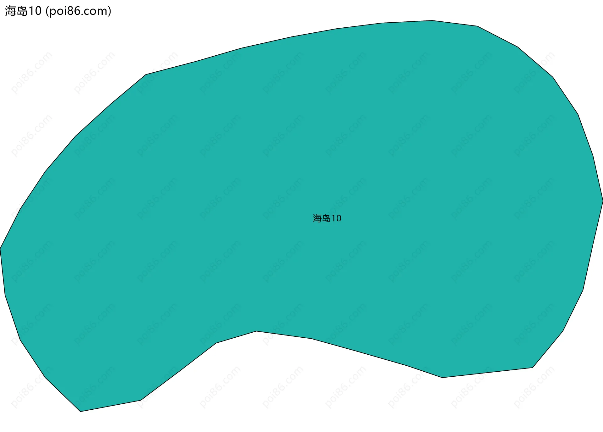 海岛10边界地图