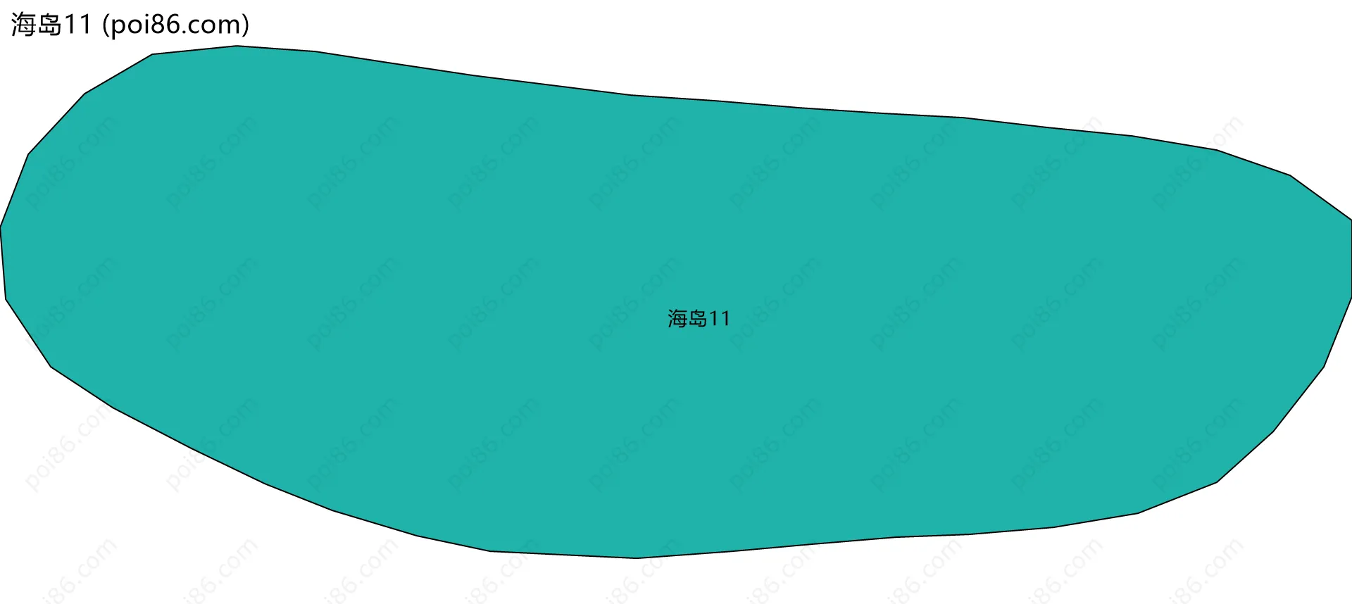 海岛11边界地图