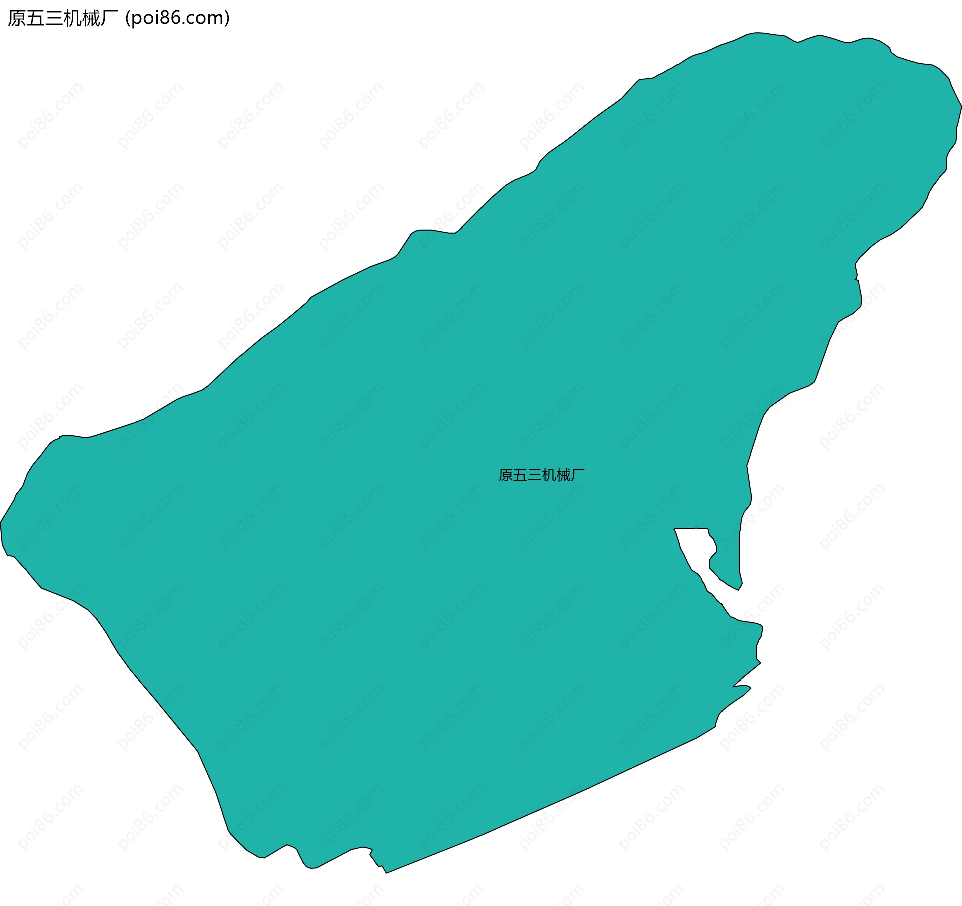 原五三机械厂边界地图