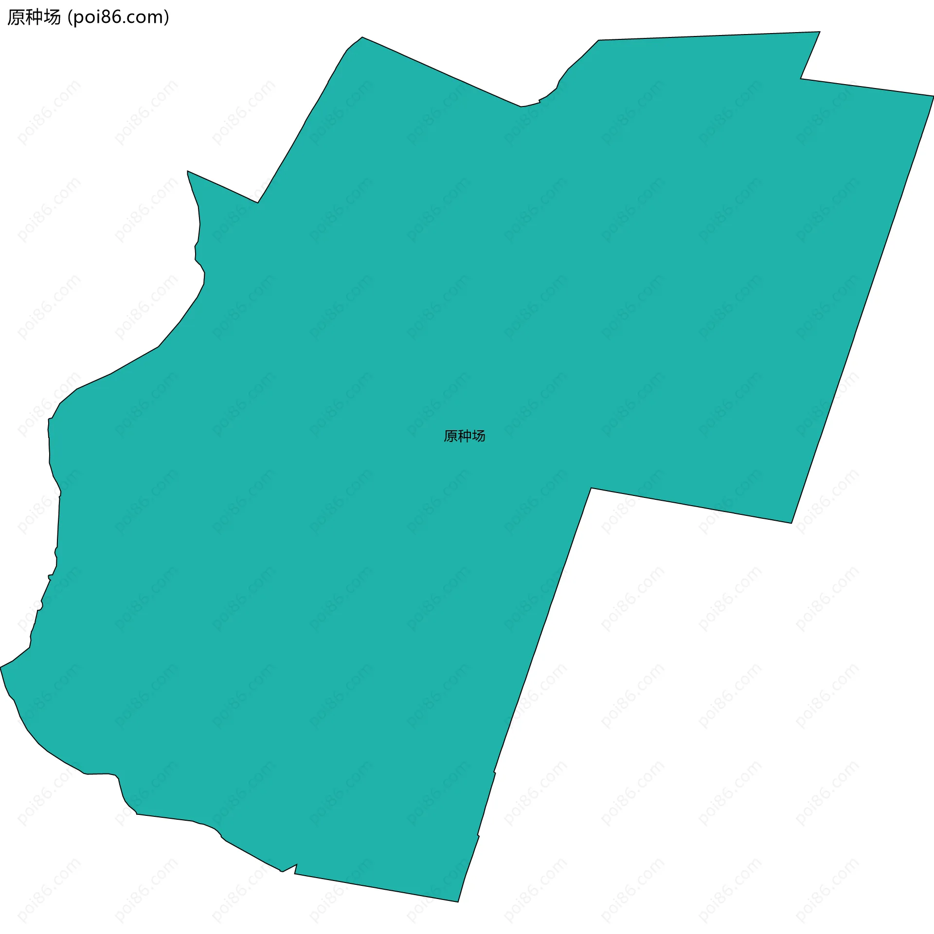 原种场边界地图(五级行政区划)