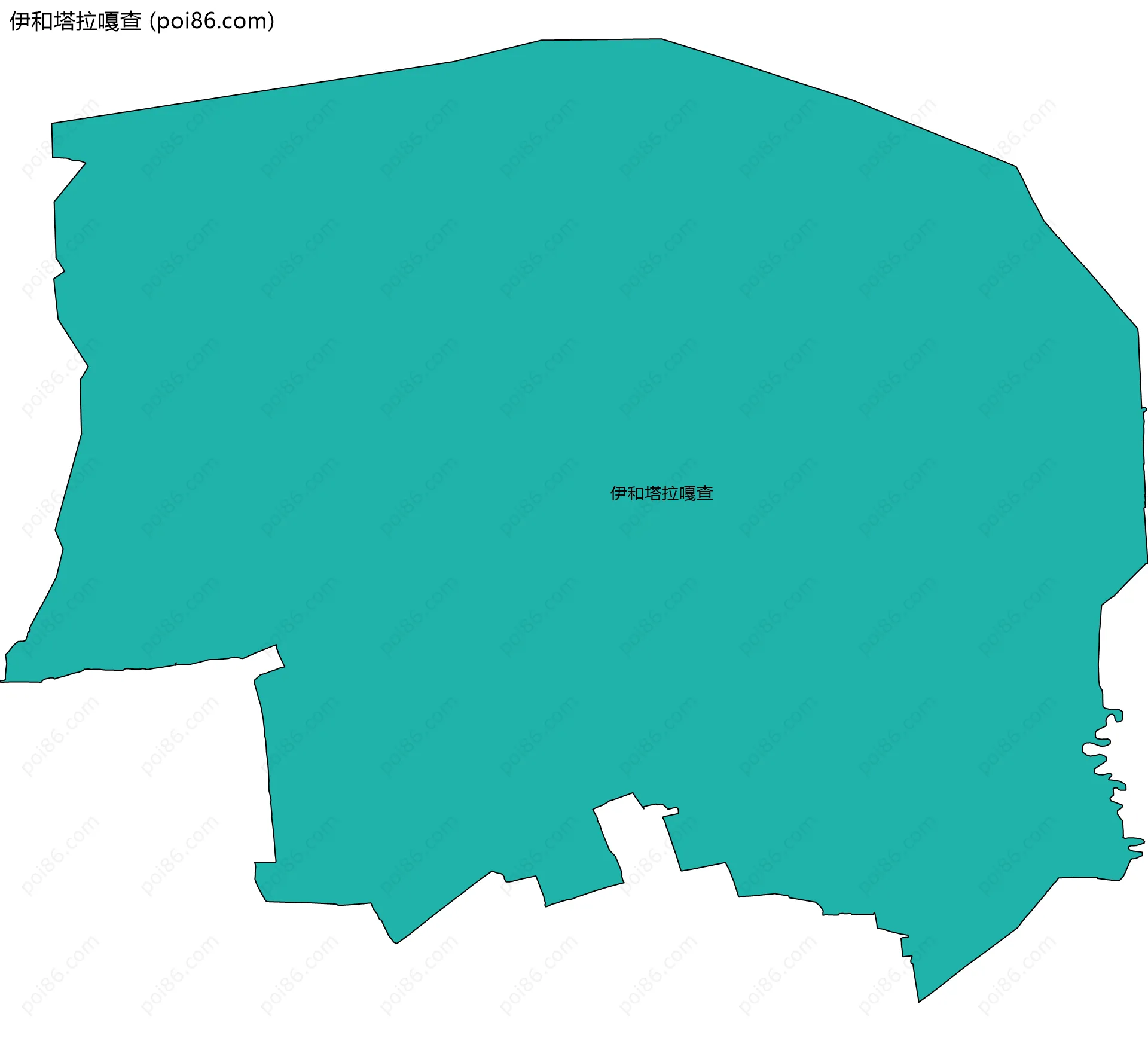 伊和塔拉嘎查边界地图