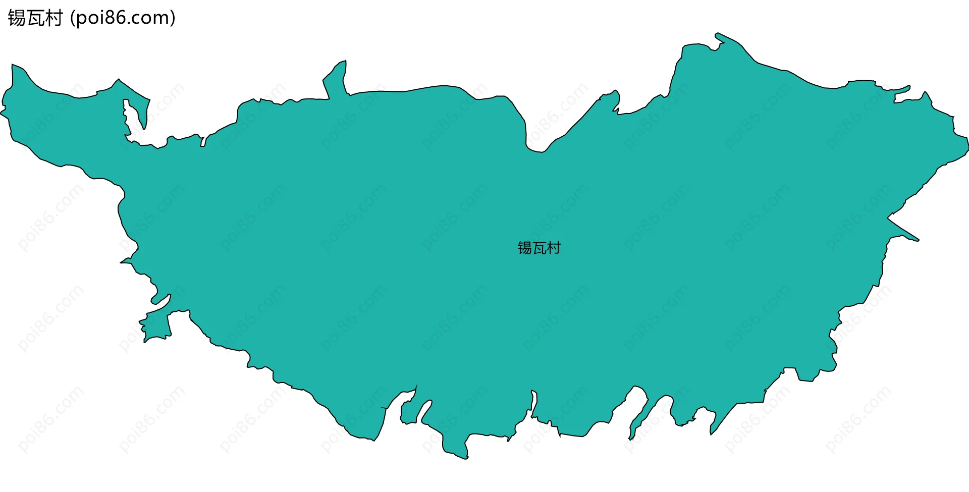 锡瓦村边界地图