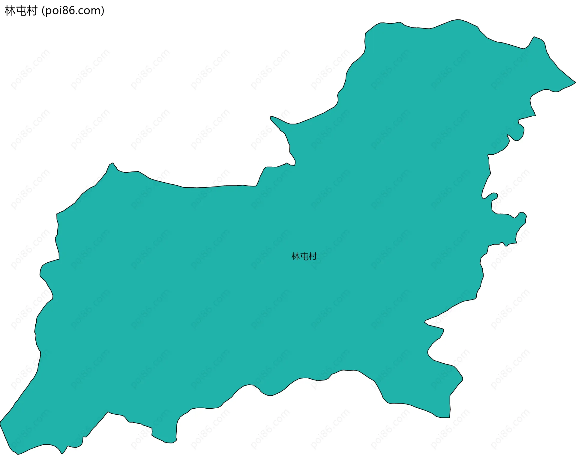 林屯村边界地图