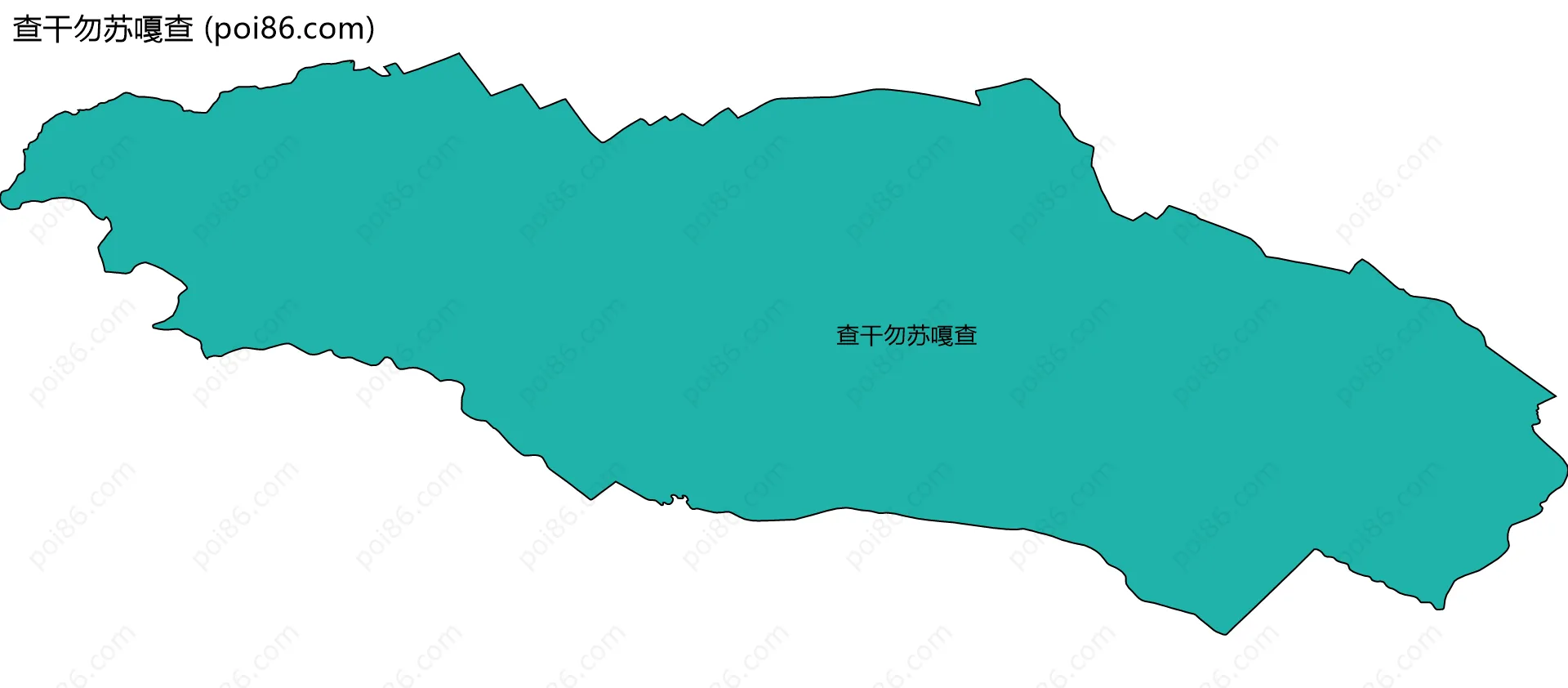 查干勿苏嘎查边界地图