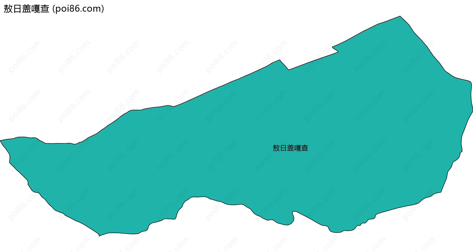 敖日盖嘎查边界地图