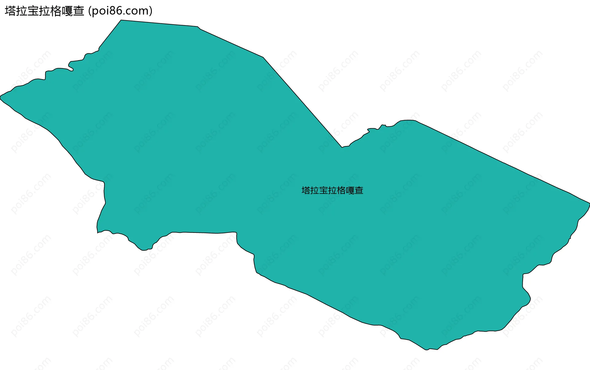 塔拉宝拉格嘎查边界地图