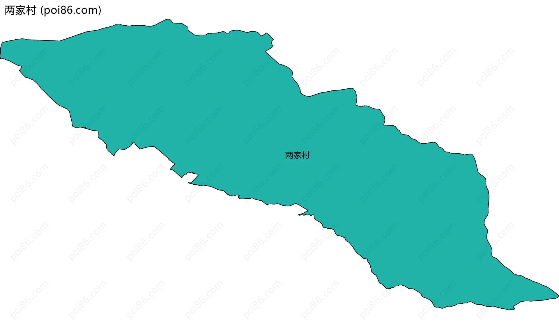 两家村边界地图