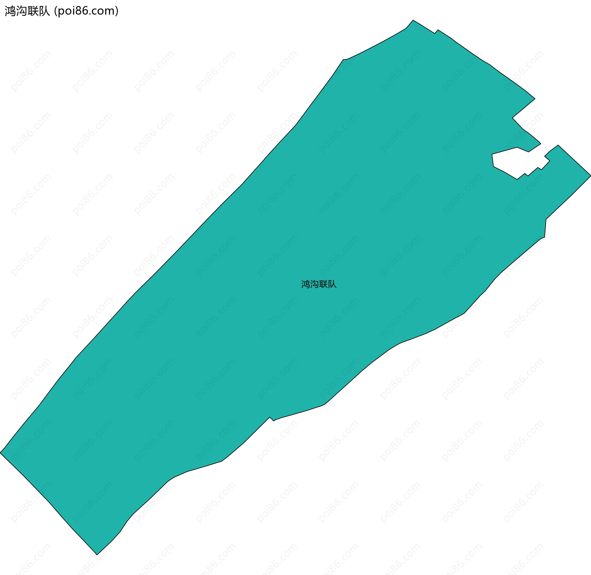 鸿沟联队边界地图