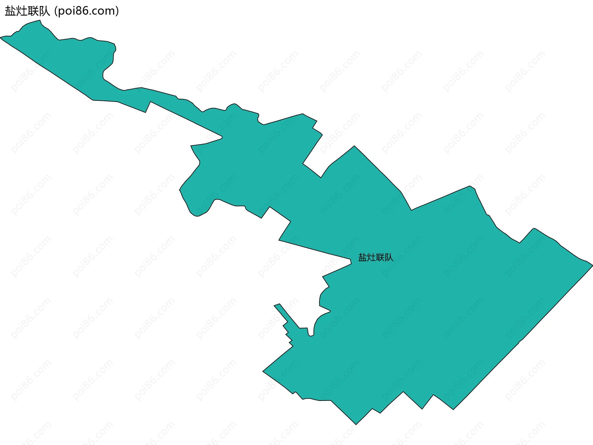 盐灶联队边界地图