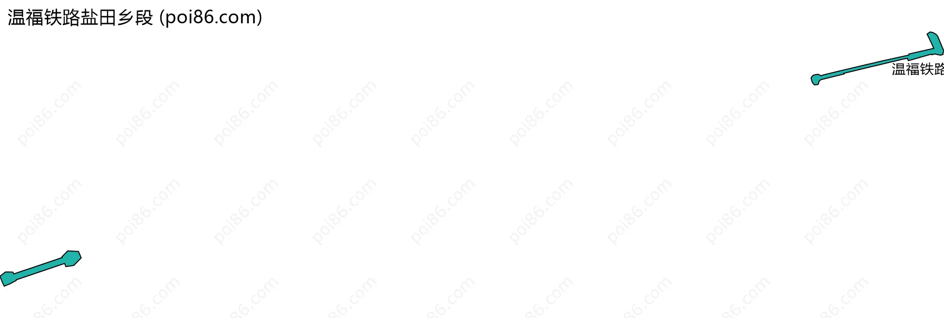 温福铁路盐田乡段边界地图