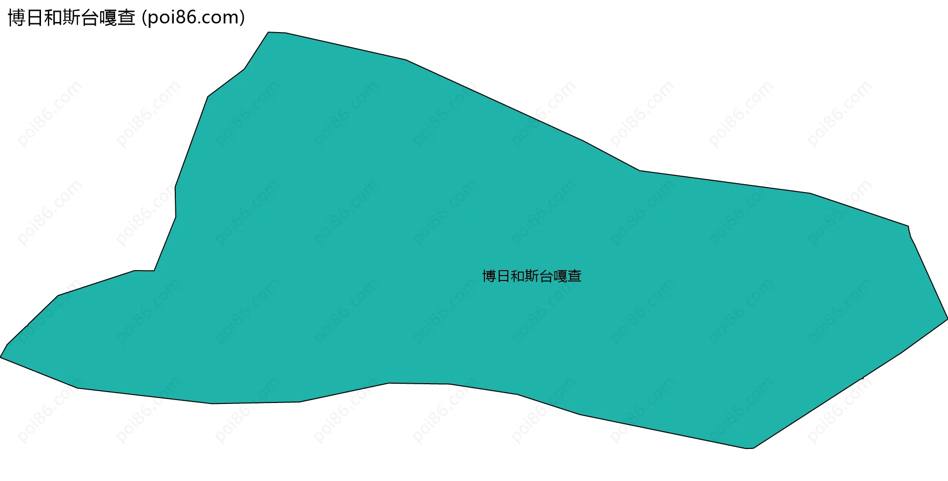 博日和斯台嘎查边界地图