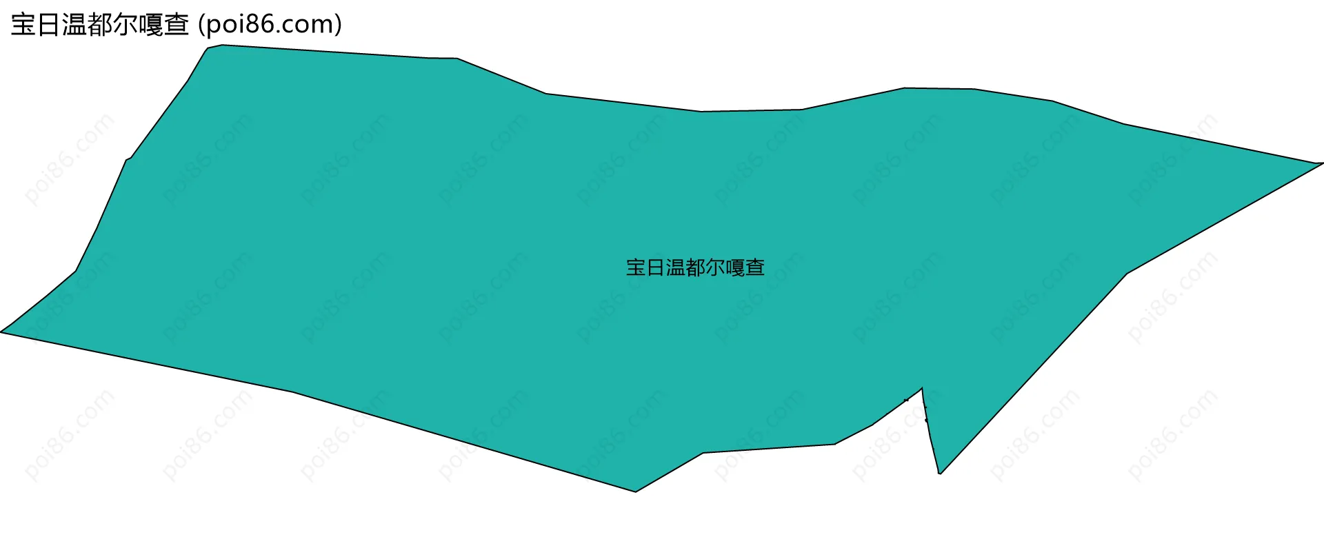 宝日温都尔嘎查边界地图