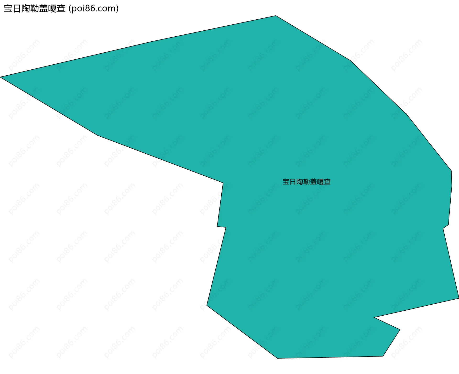 宝日陶勒盖嘎查边界地图