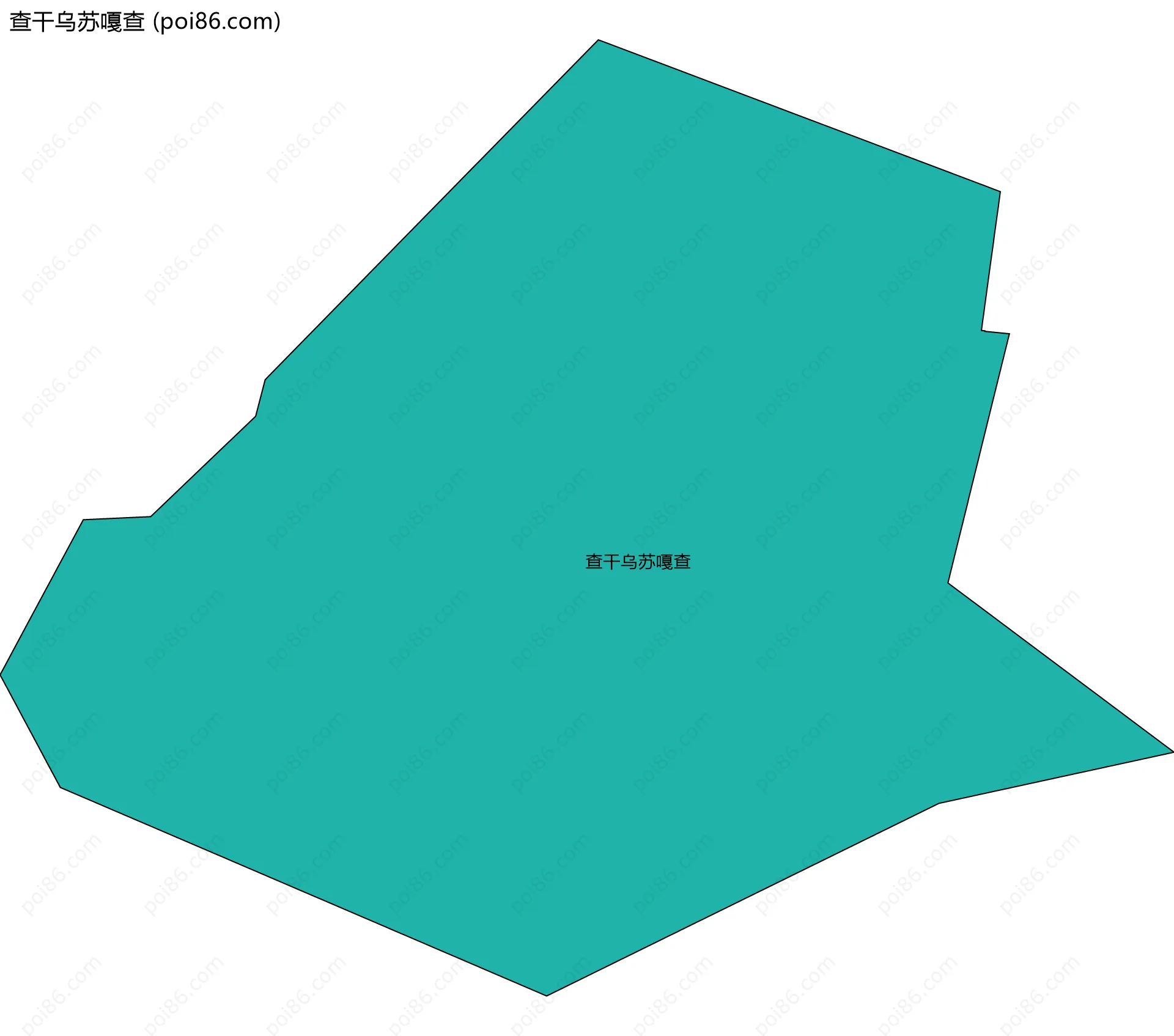 查干乌苏嘎查边界地图