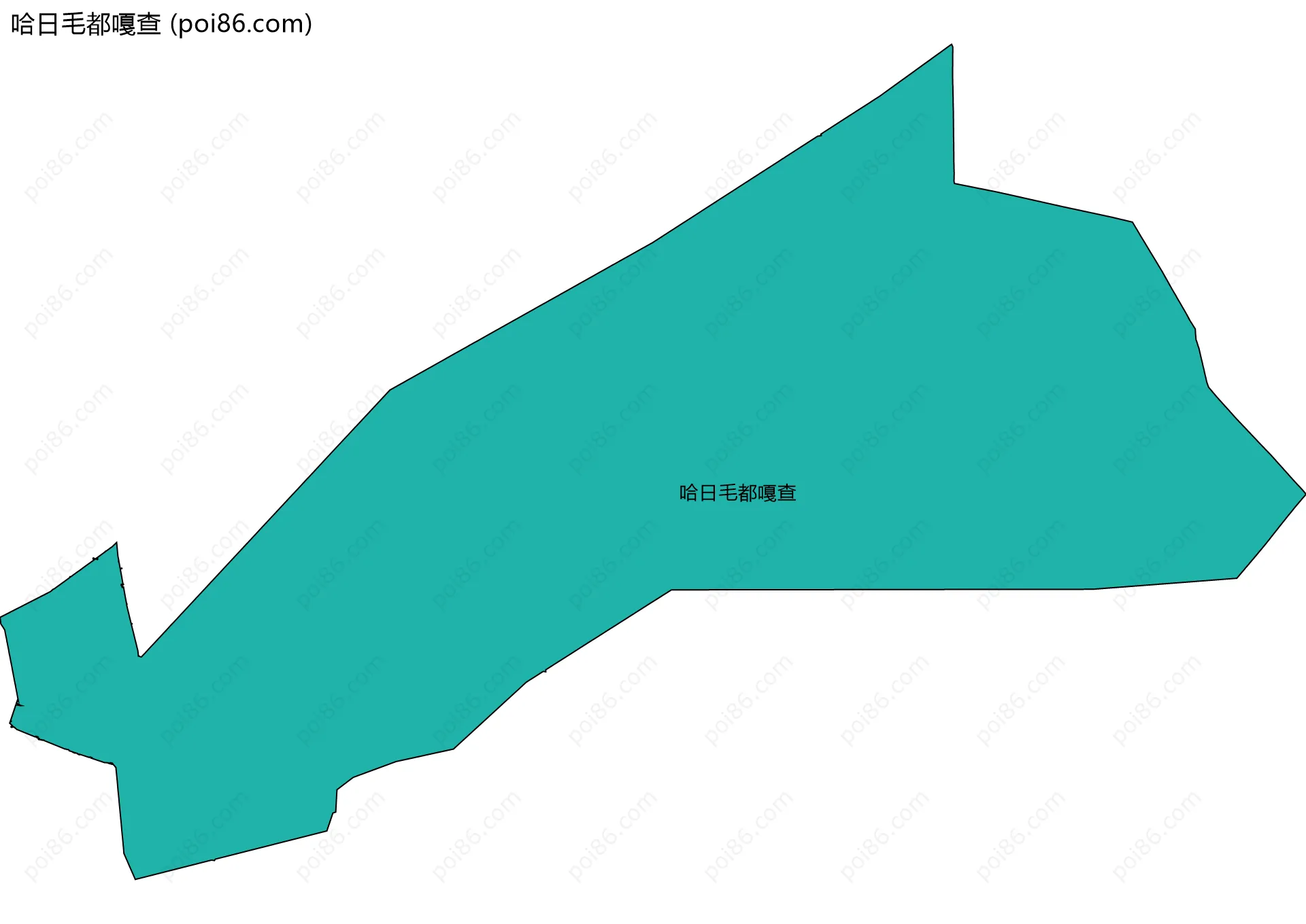哈日毛都嘎查边界地图