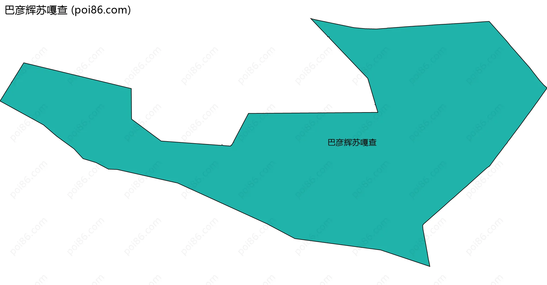 巴彦辉苏嘎查边界地图