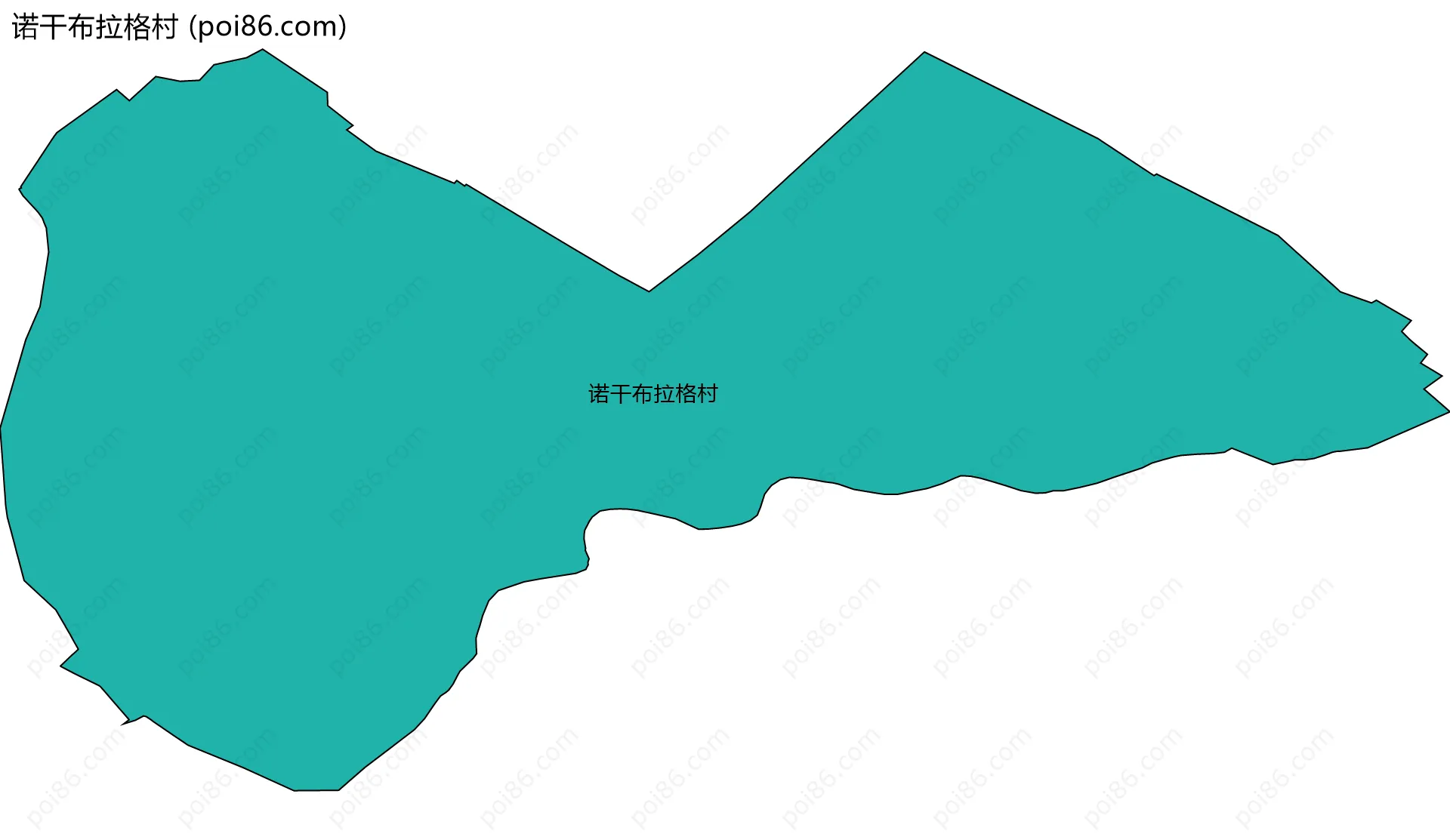 诺干布拉格村边界地图