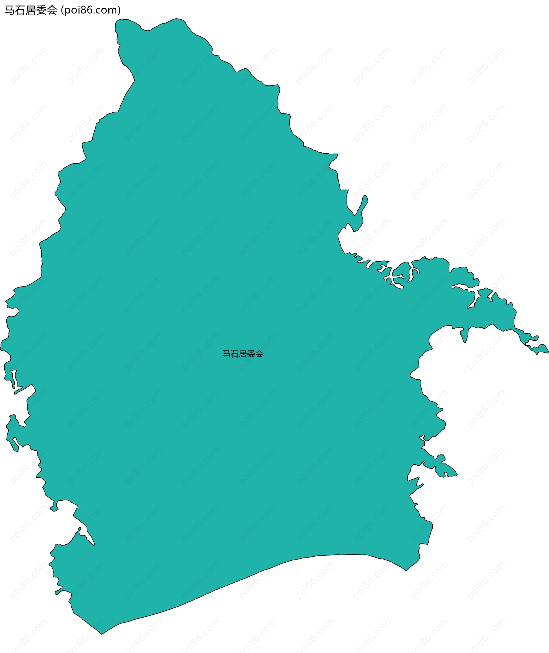 马石居委会边界地图