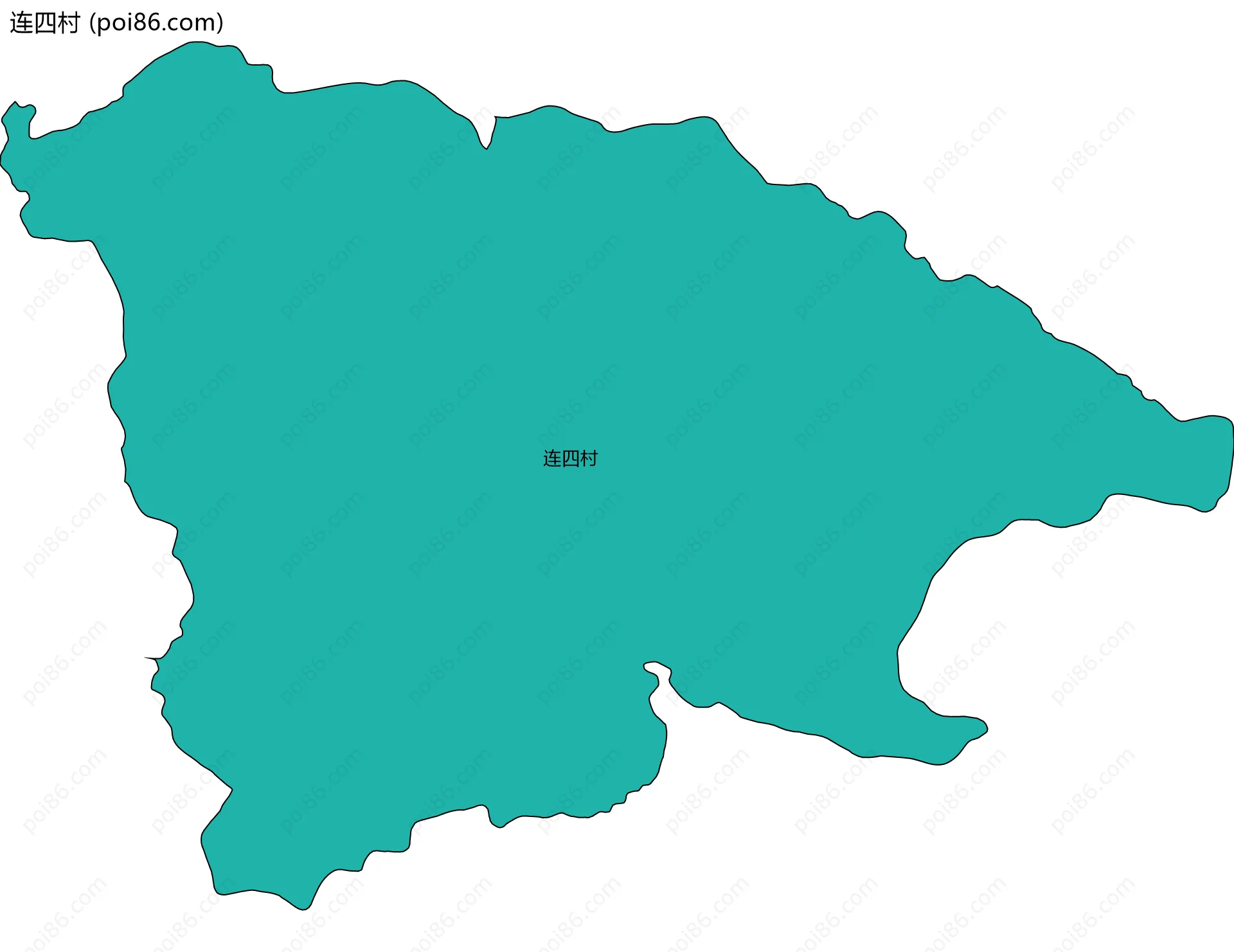 连四村边界地图