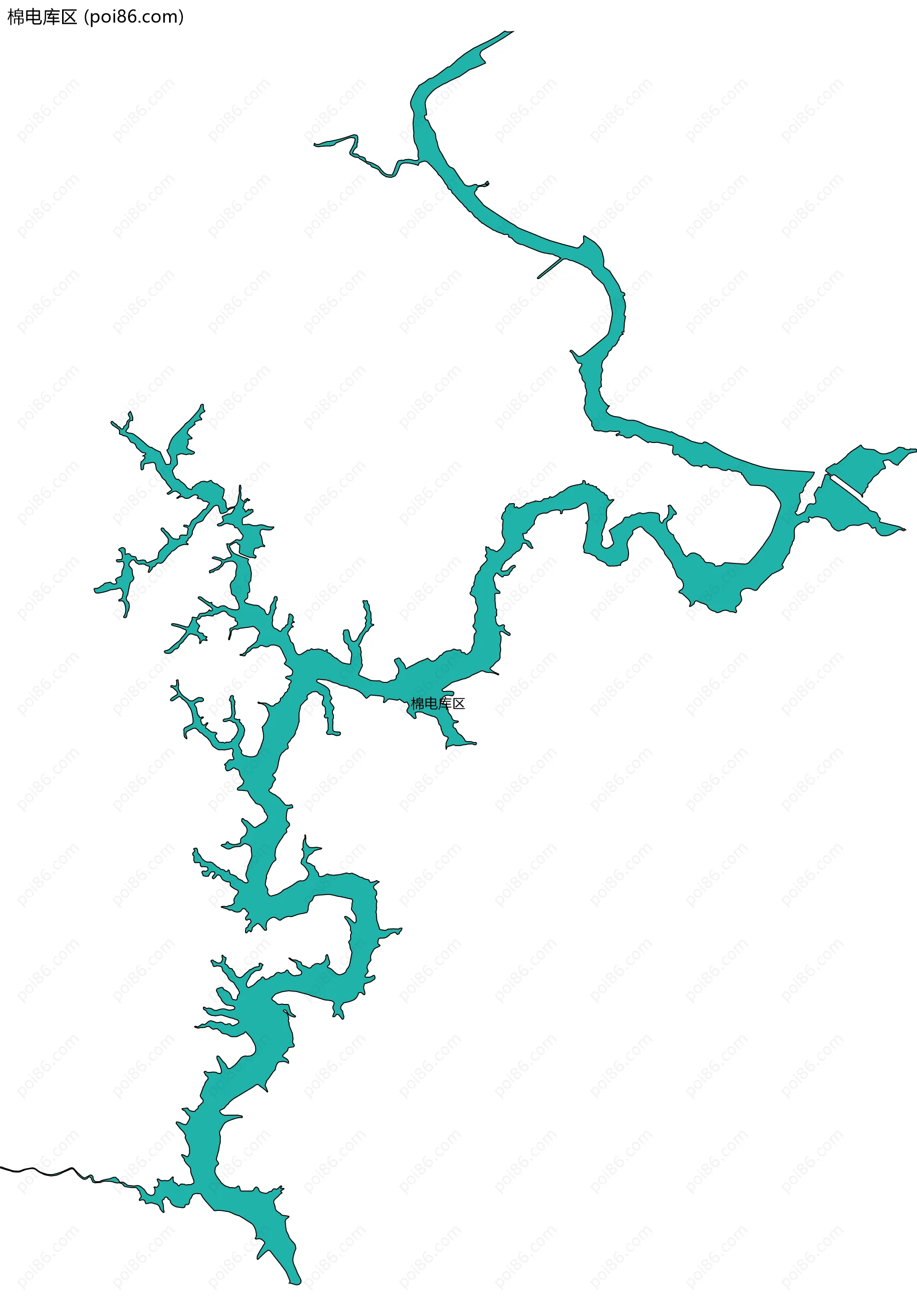 棉电库区边界地图