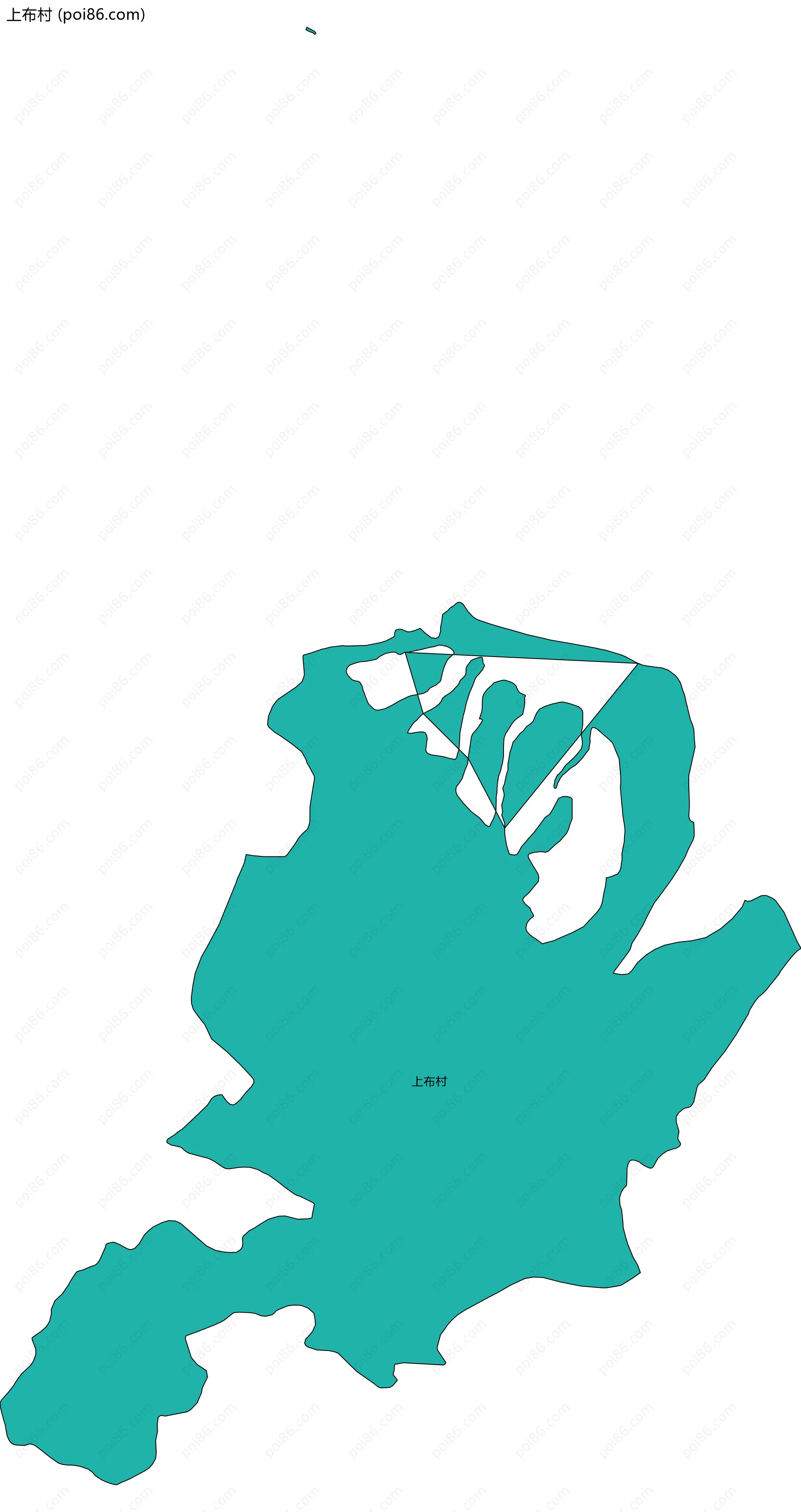 上布村边界地图