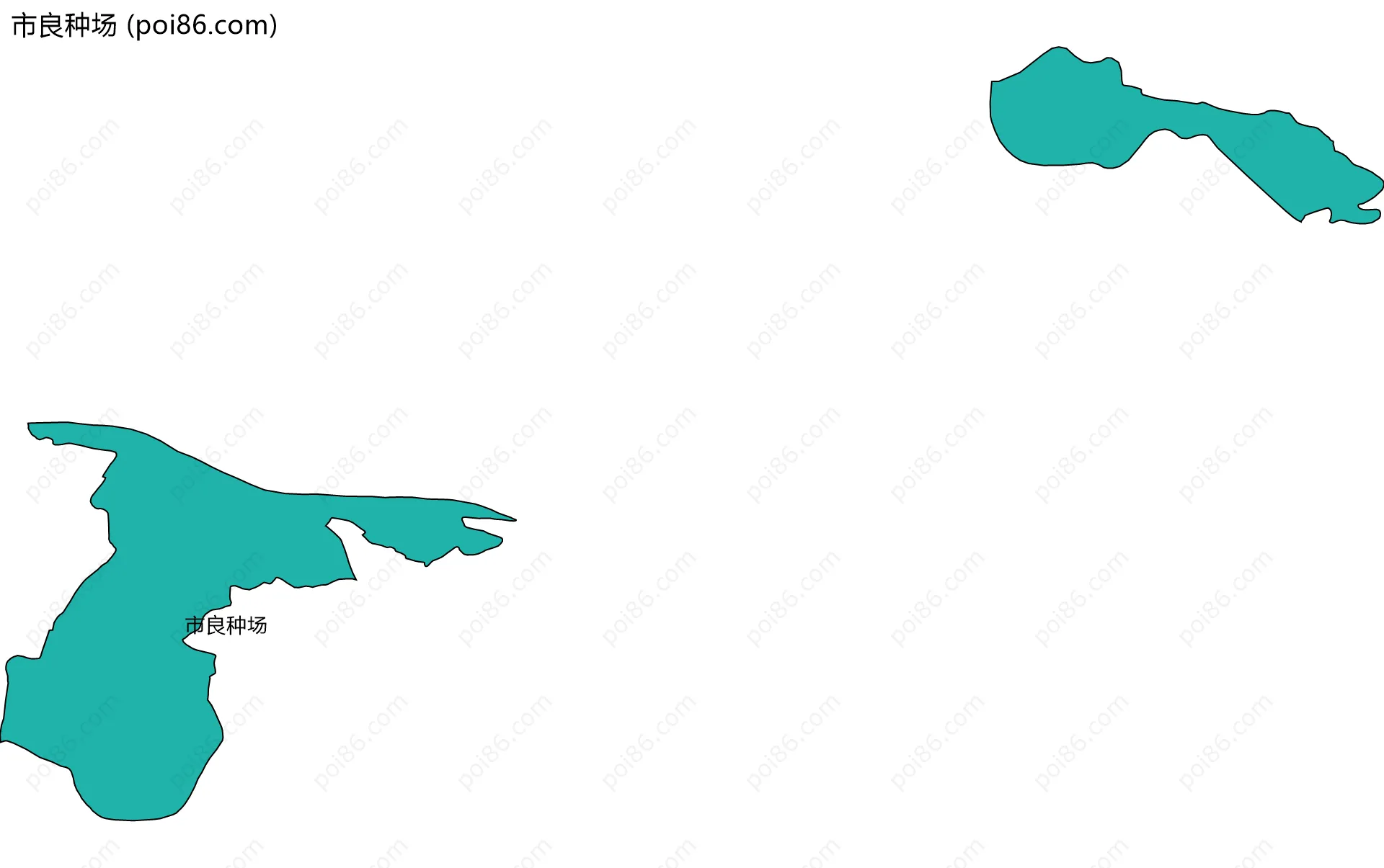 市良种场边界地图