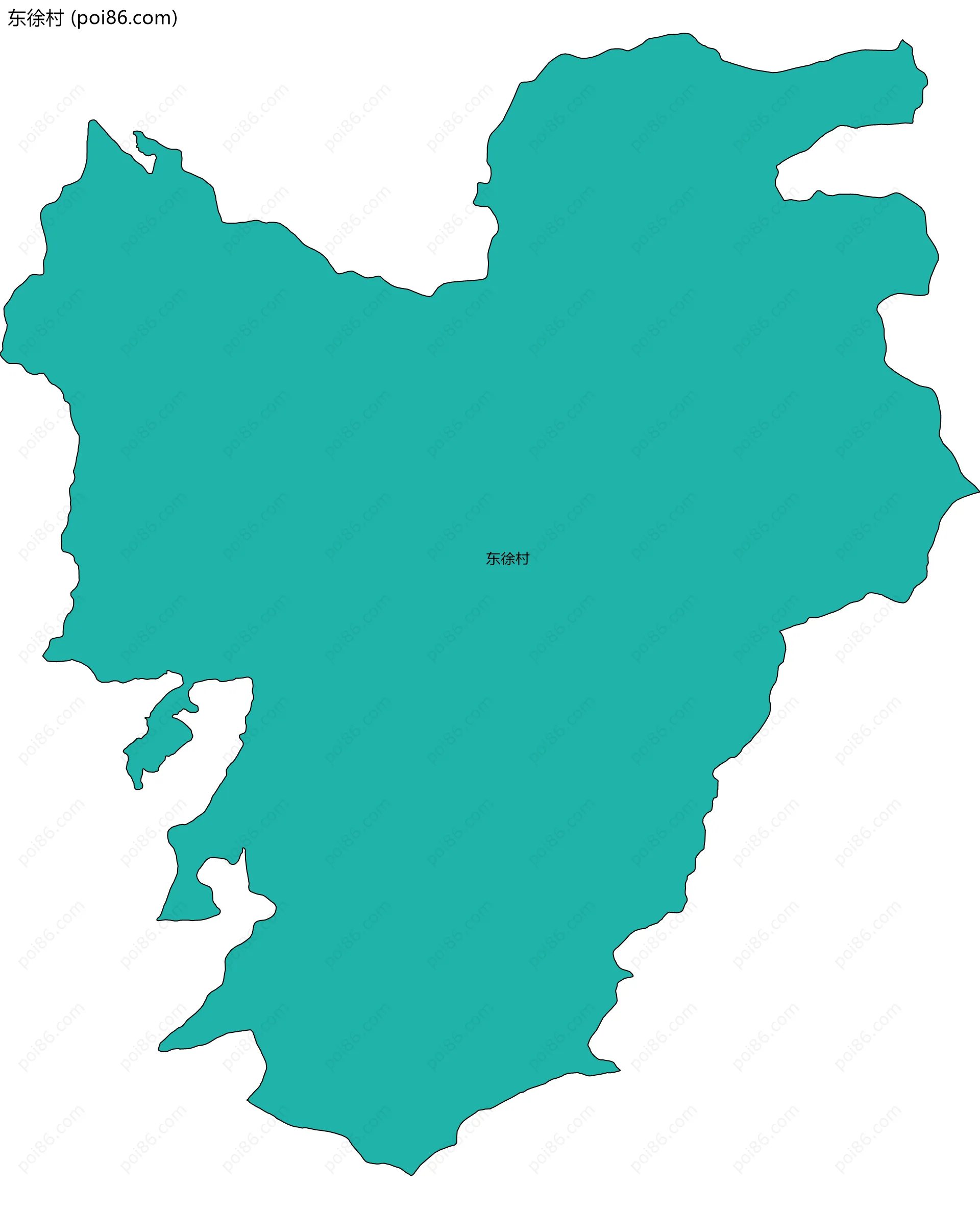 东徐村边界地图