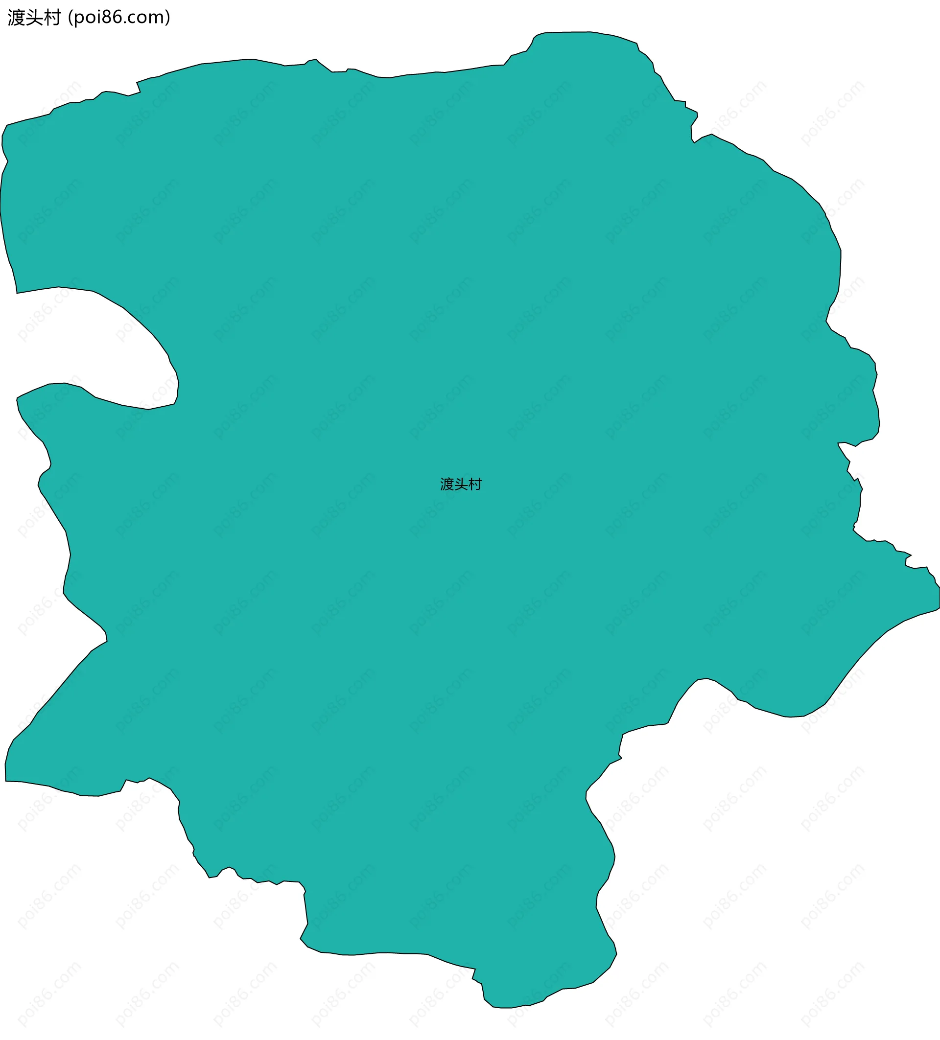 渡头村边界地图