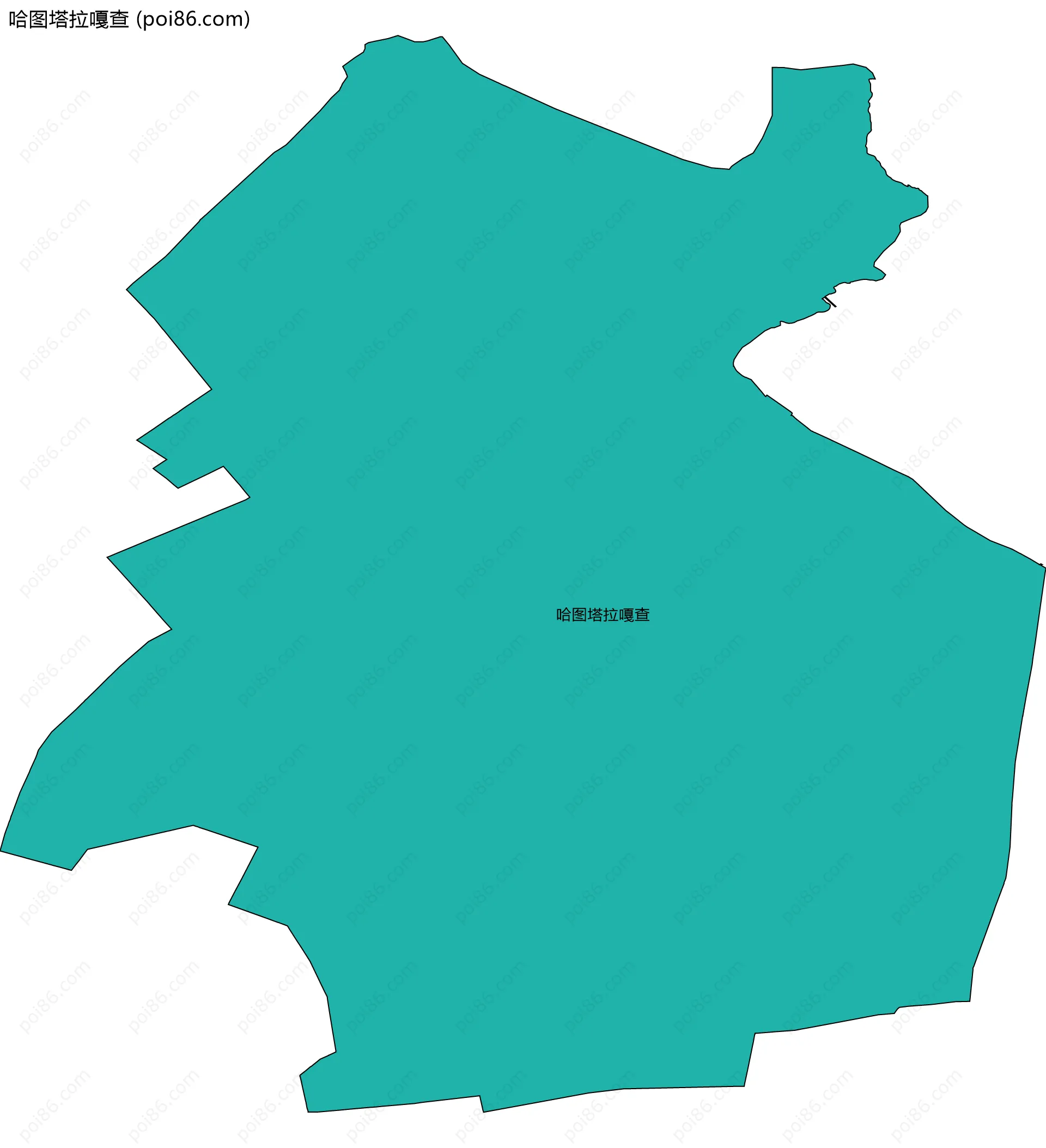 哈图塔拉嘎查边界地图