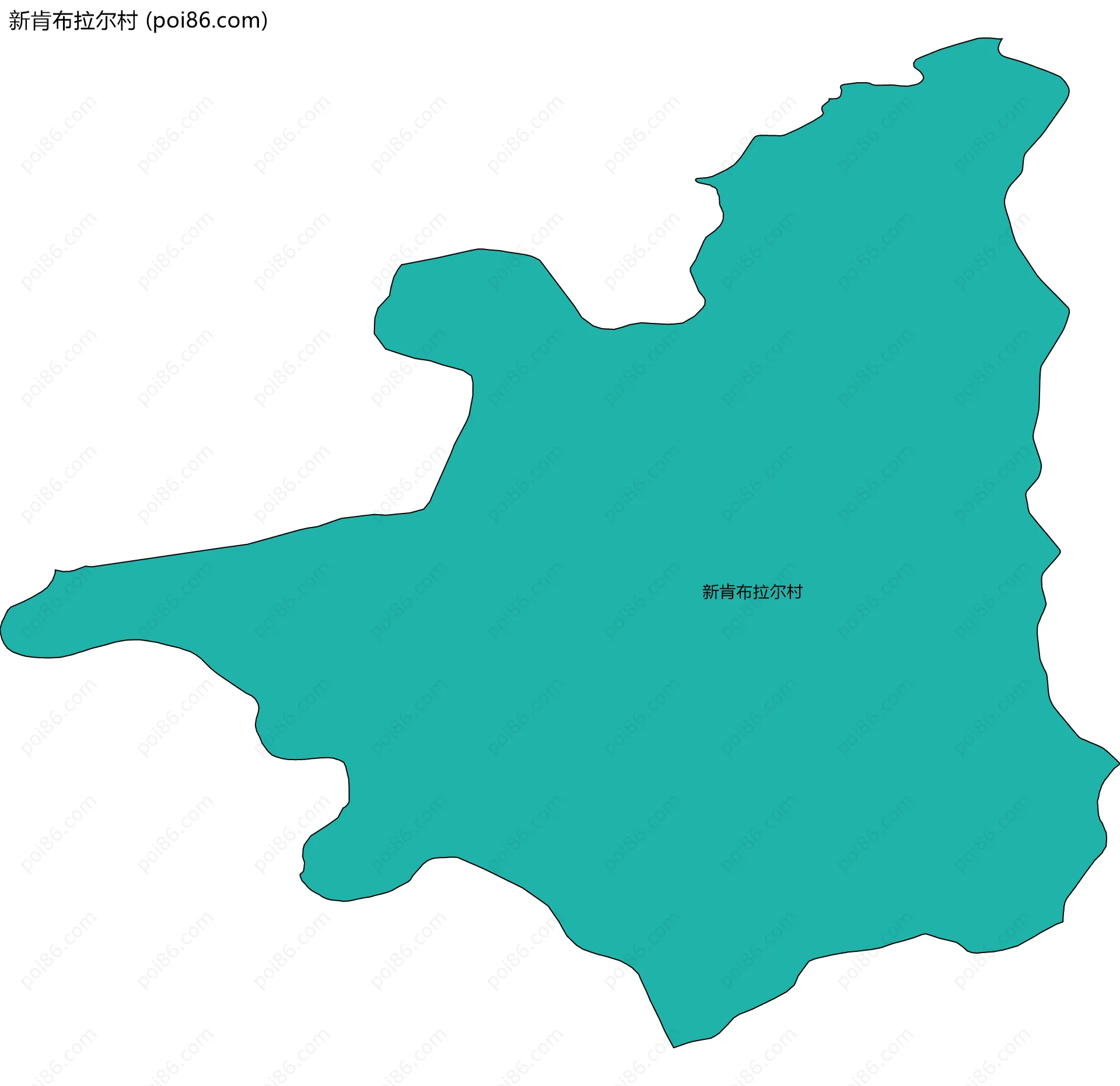 新肯布拉尔村边界地图