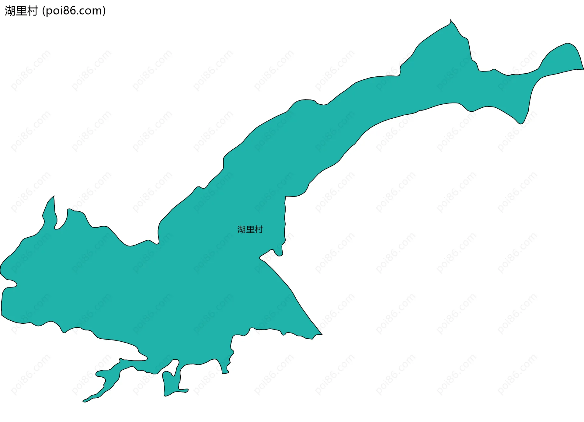 湖里村边界地图