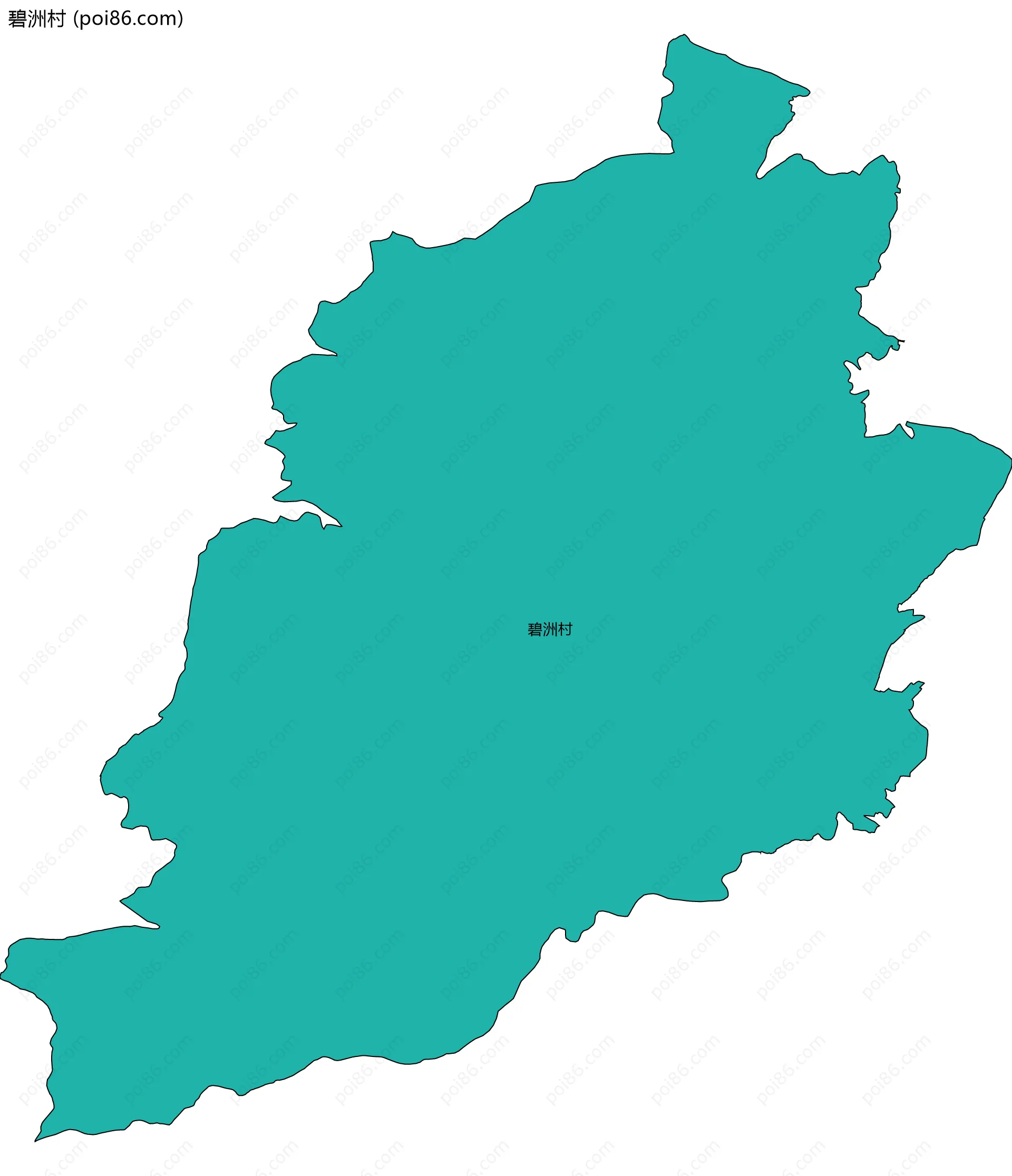 碧洲村边界地图