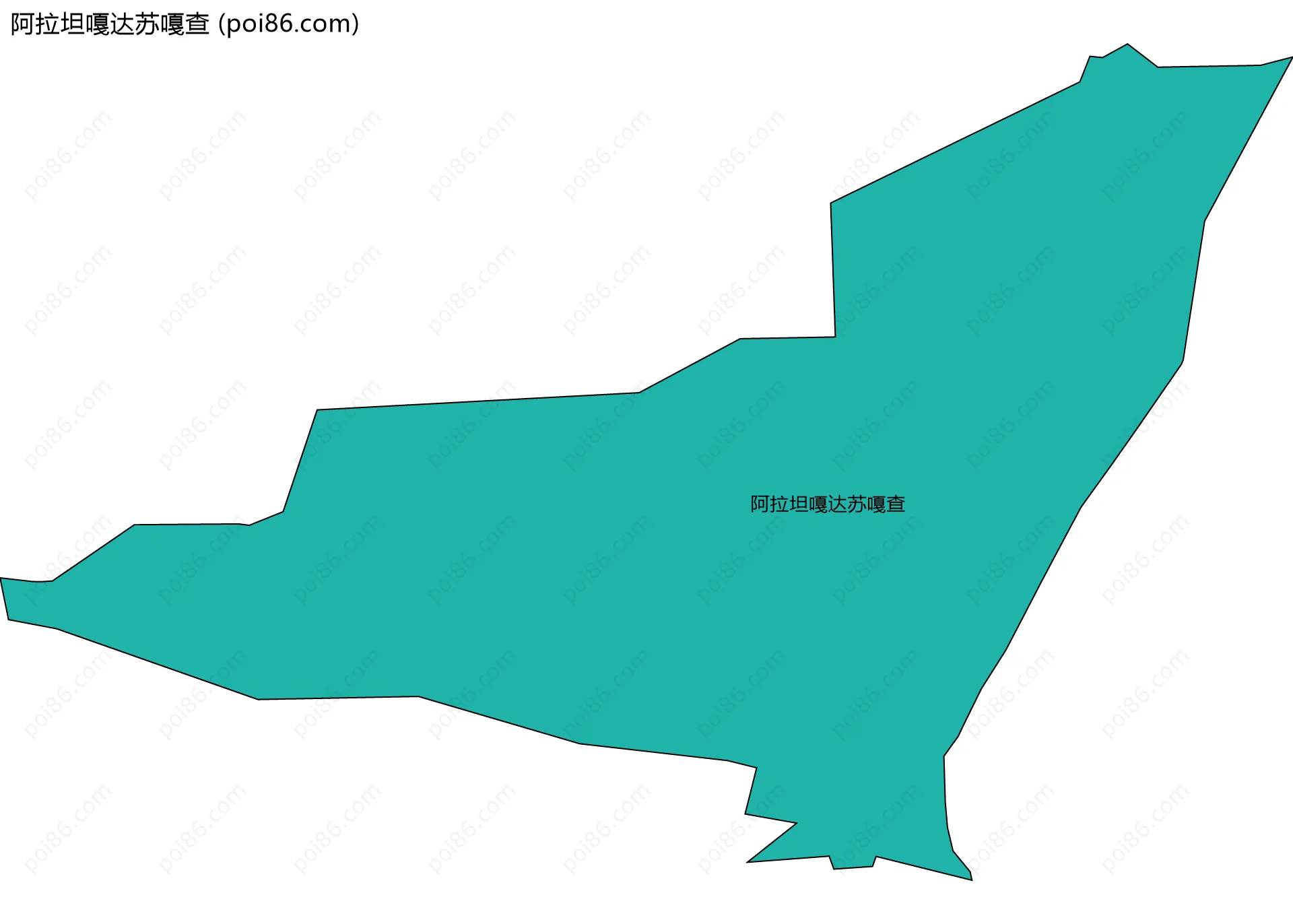 阿拉坦嘎达苏嘎查边界地图