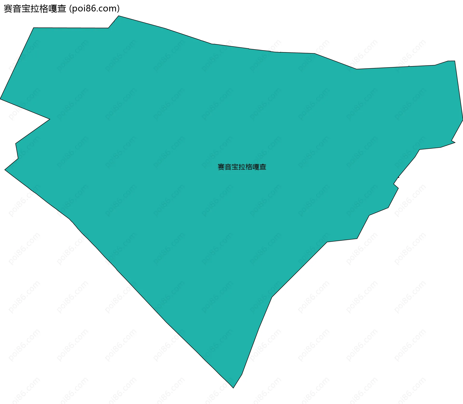 赛音宝拉格嘎查边界地图