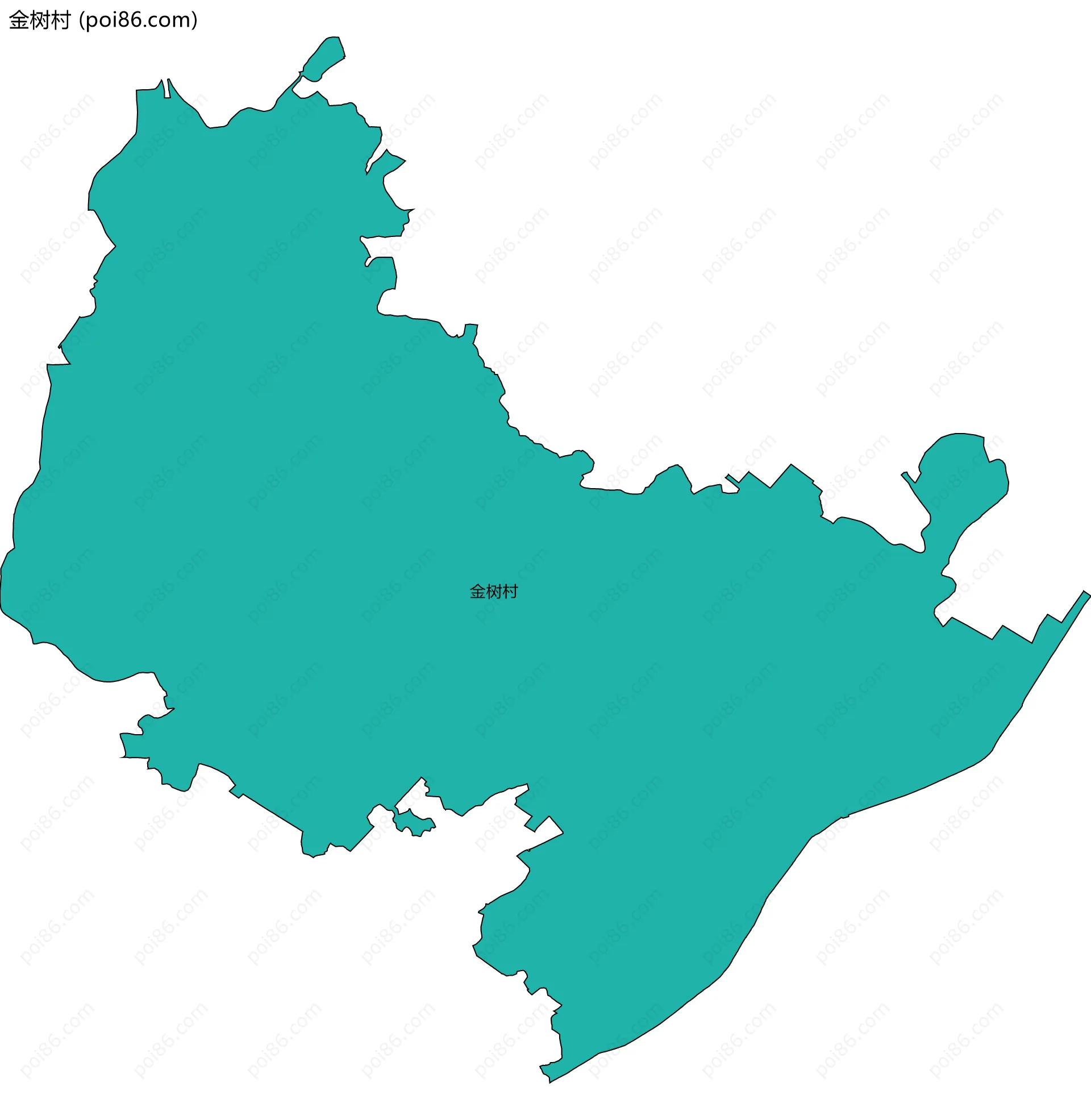 金树村边界地图
