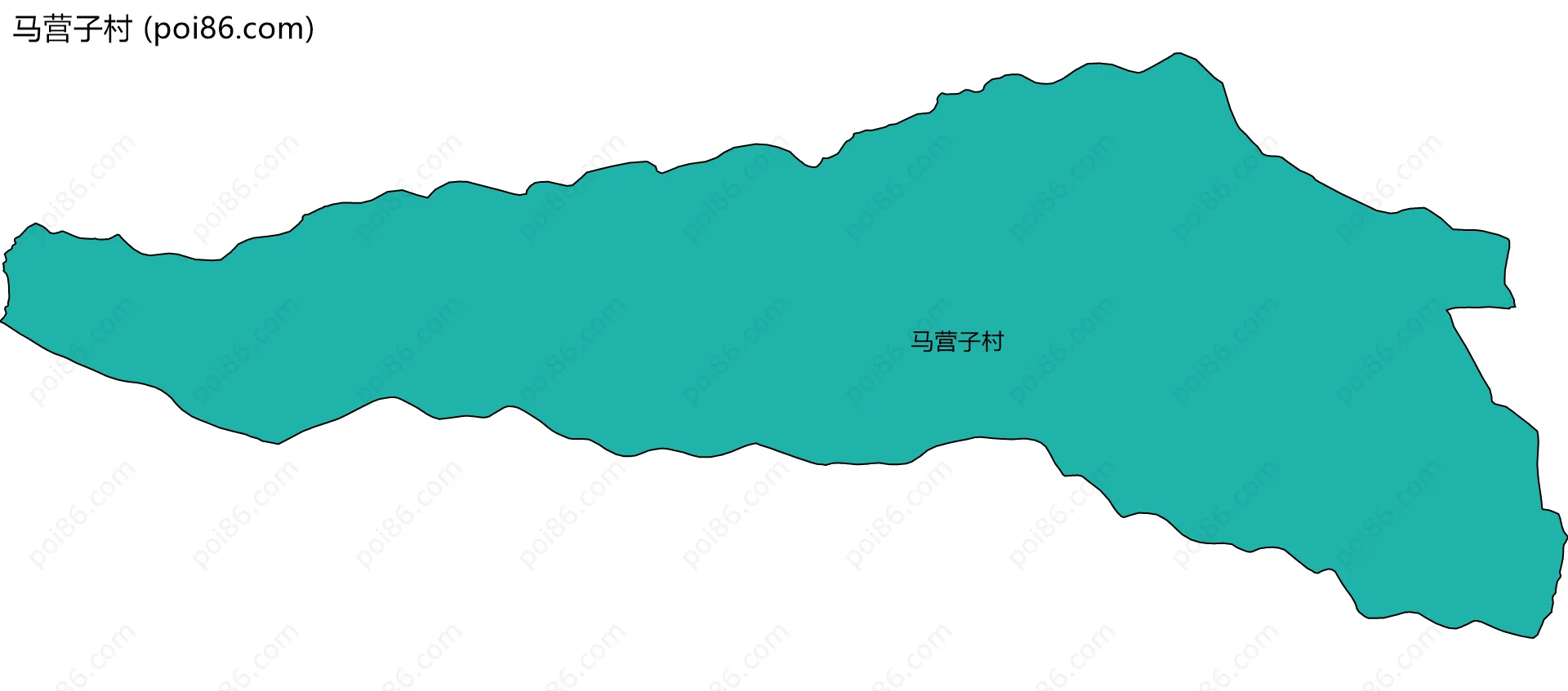 马营子村边界地图