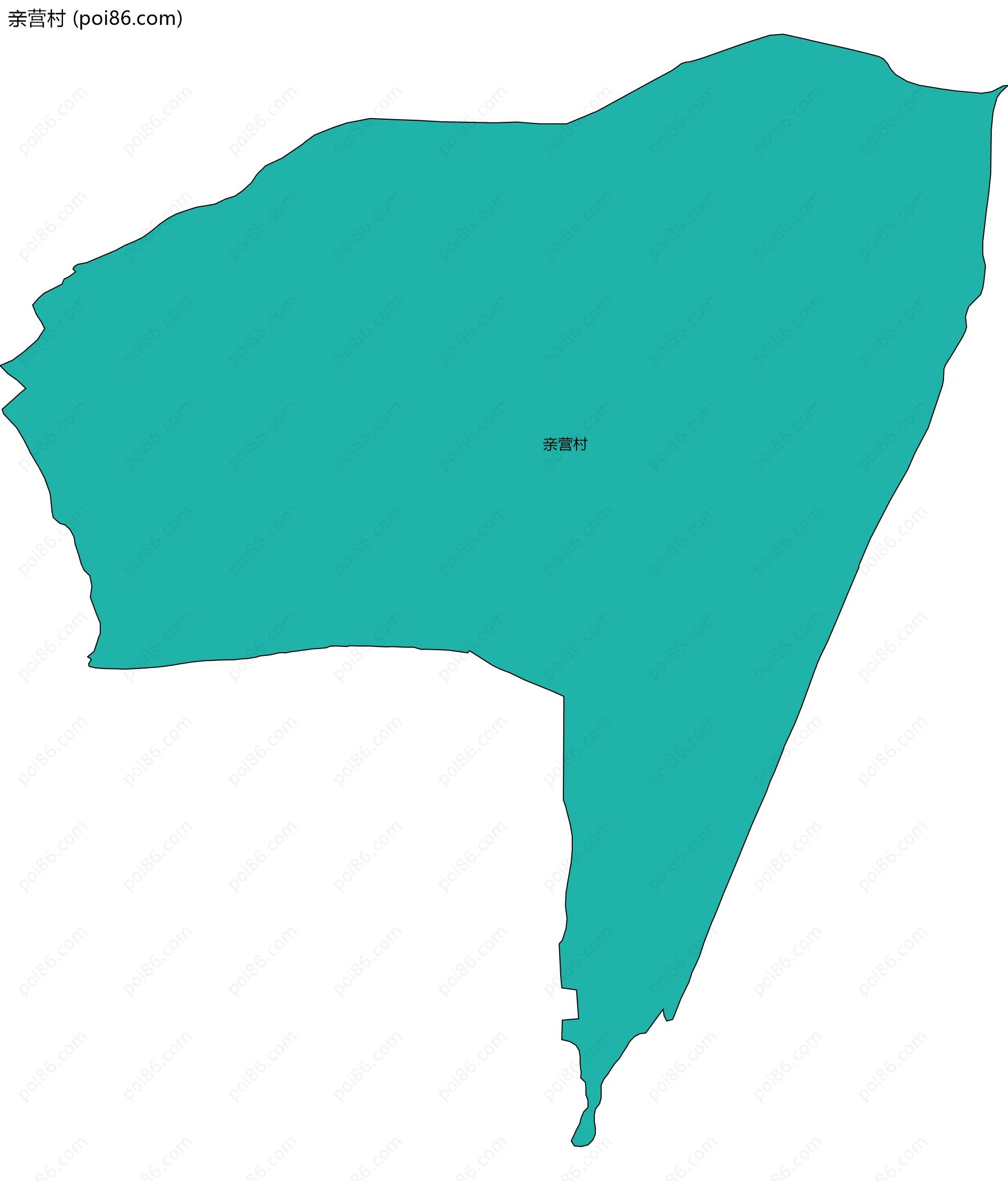 亲营村边界地图