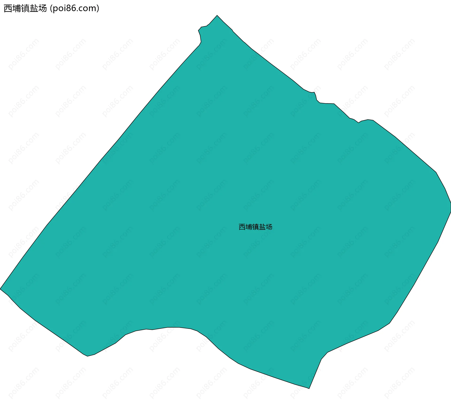 西埔镇盐场边界地图