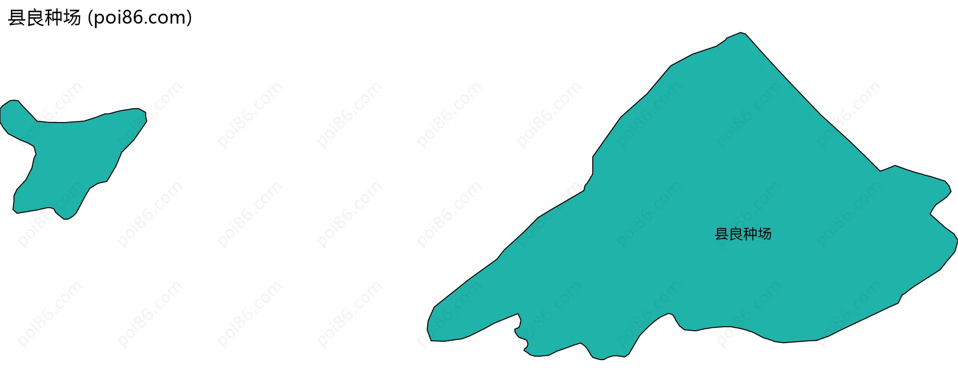 县良种场边界地图