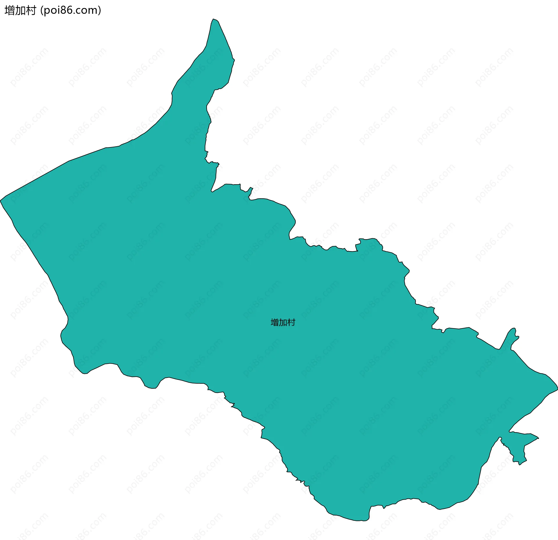 增加村边界地图