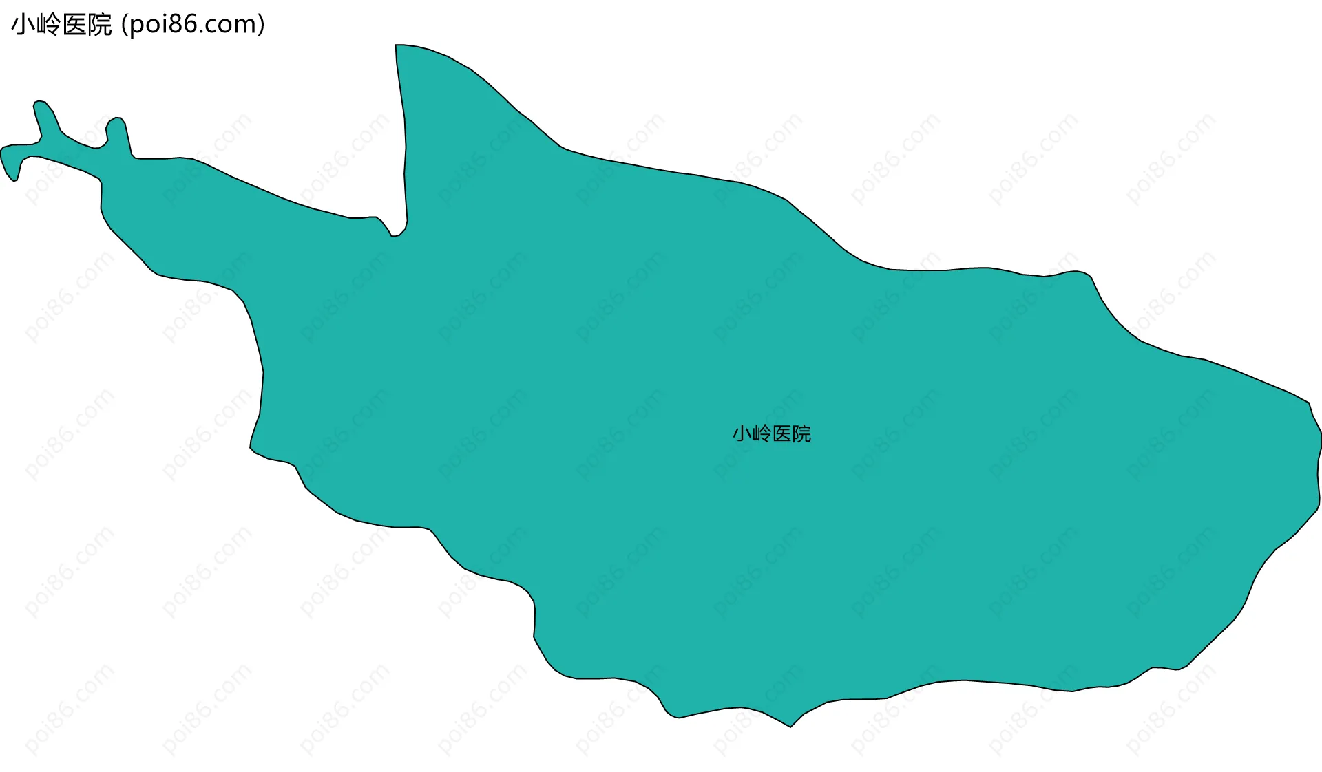 小岭医院边界地图