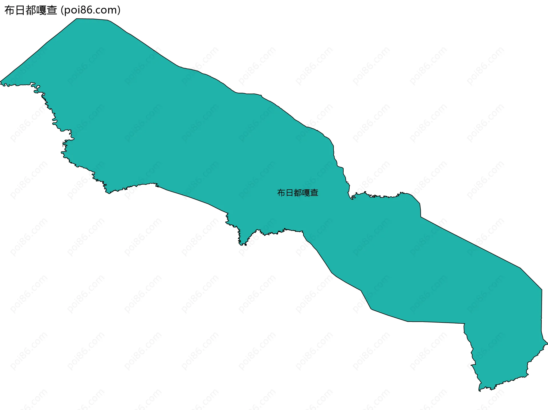 布日都嘎查边界地图
