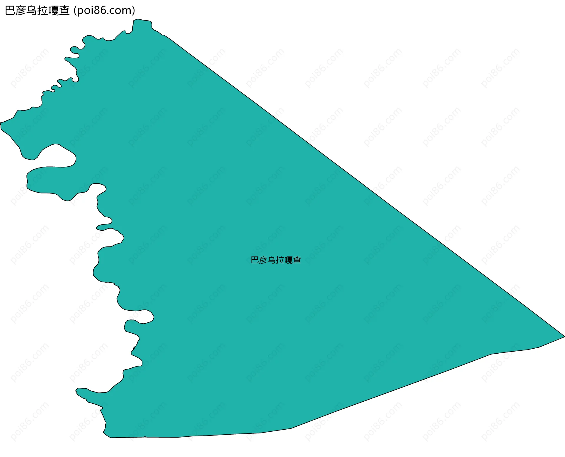 巴彦乌拉嘎查边界地图
