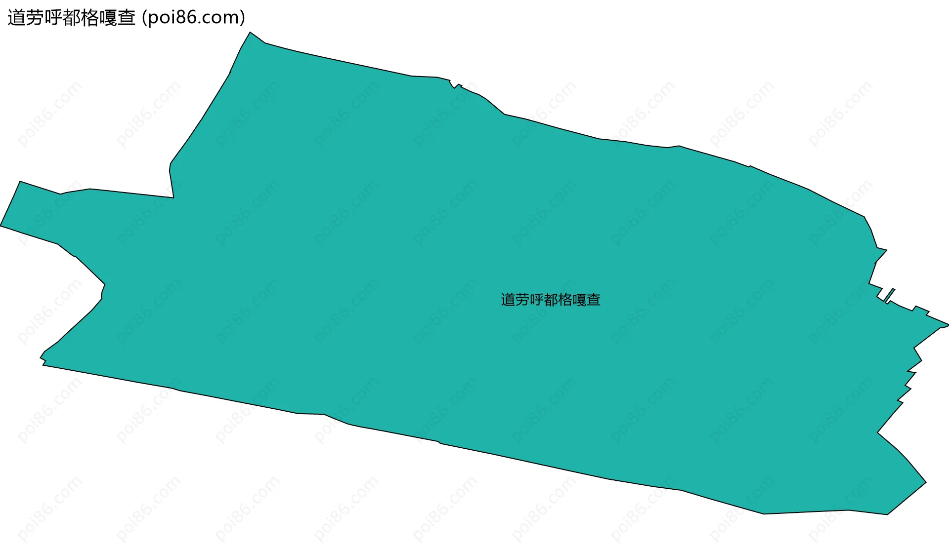 道劳呼都格嘎查边界地图