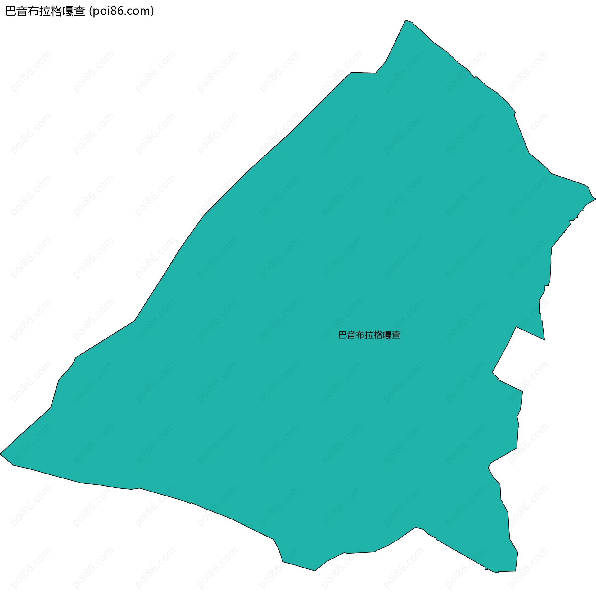 巴音布拉格嘎查边界地图