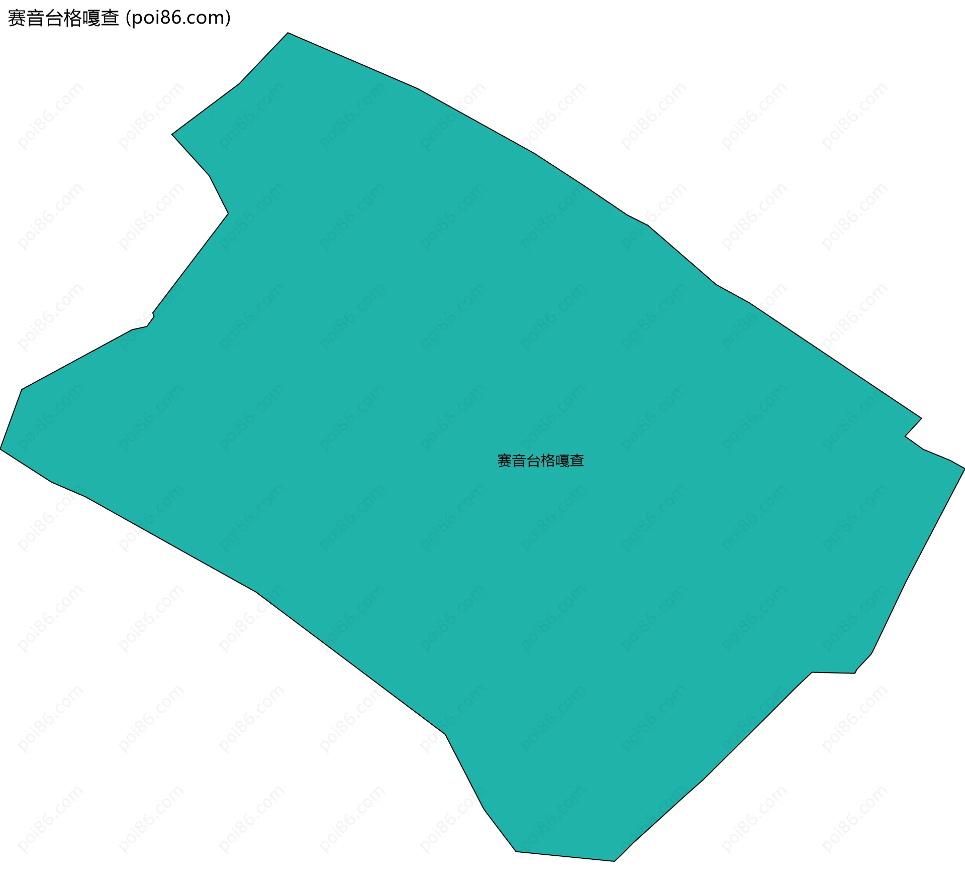 赛音台格嘎查边界地图