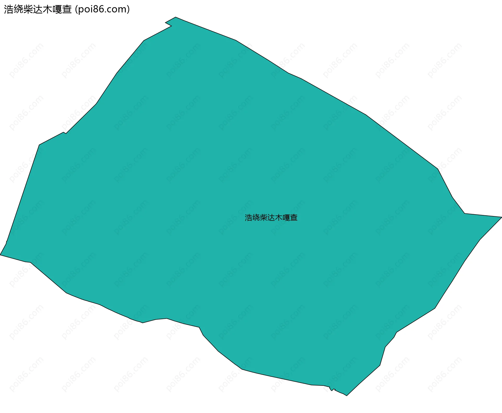 浩绕柴达木嘎查边界地图