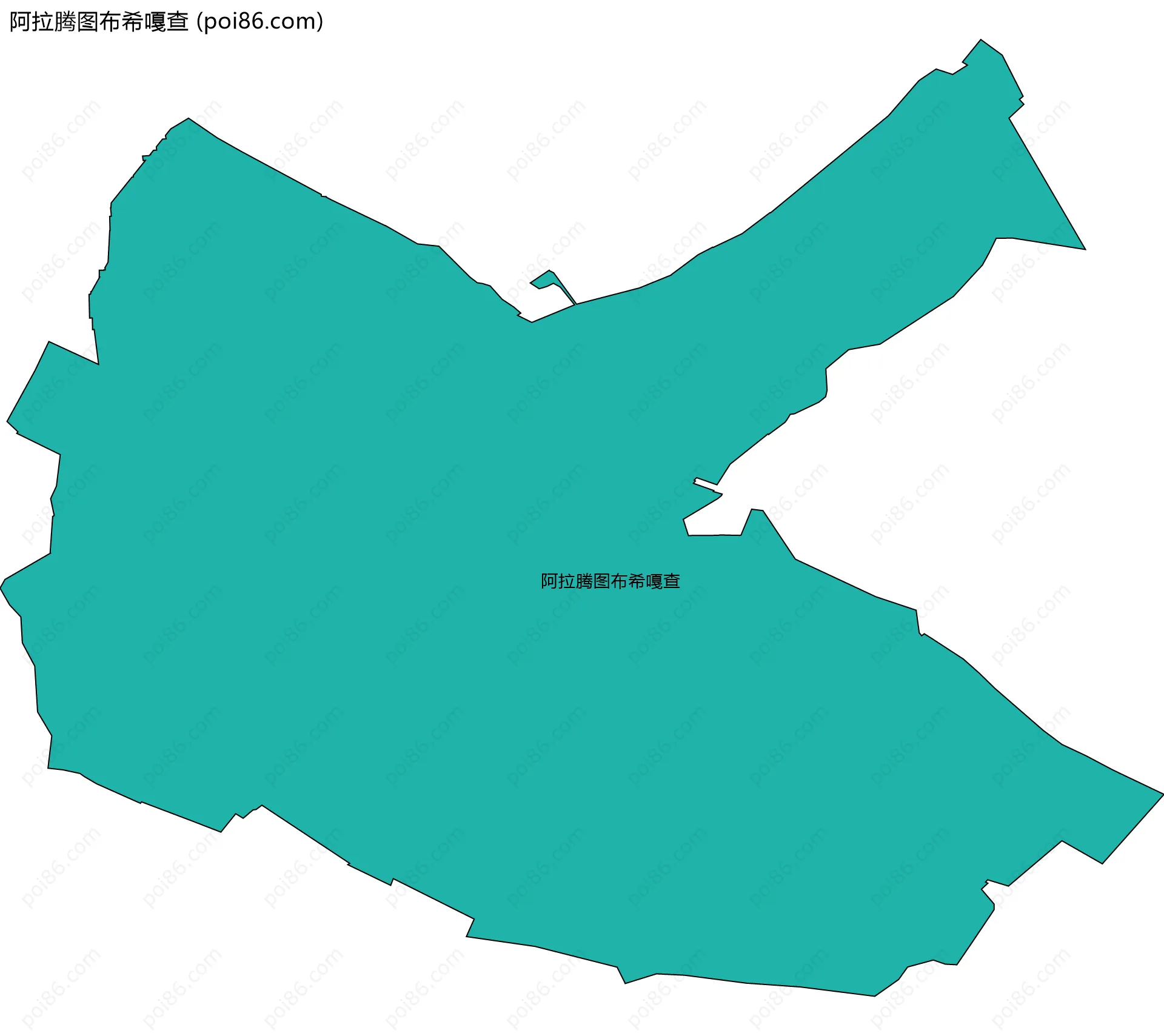阿拉腾图布希嘎查边界地图