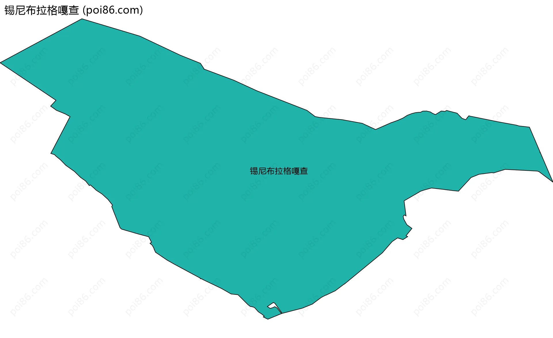 锡尼布拉格嘎查边界地图