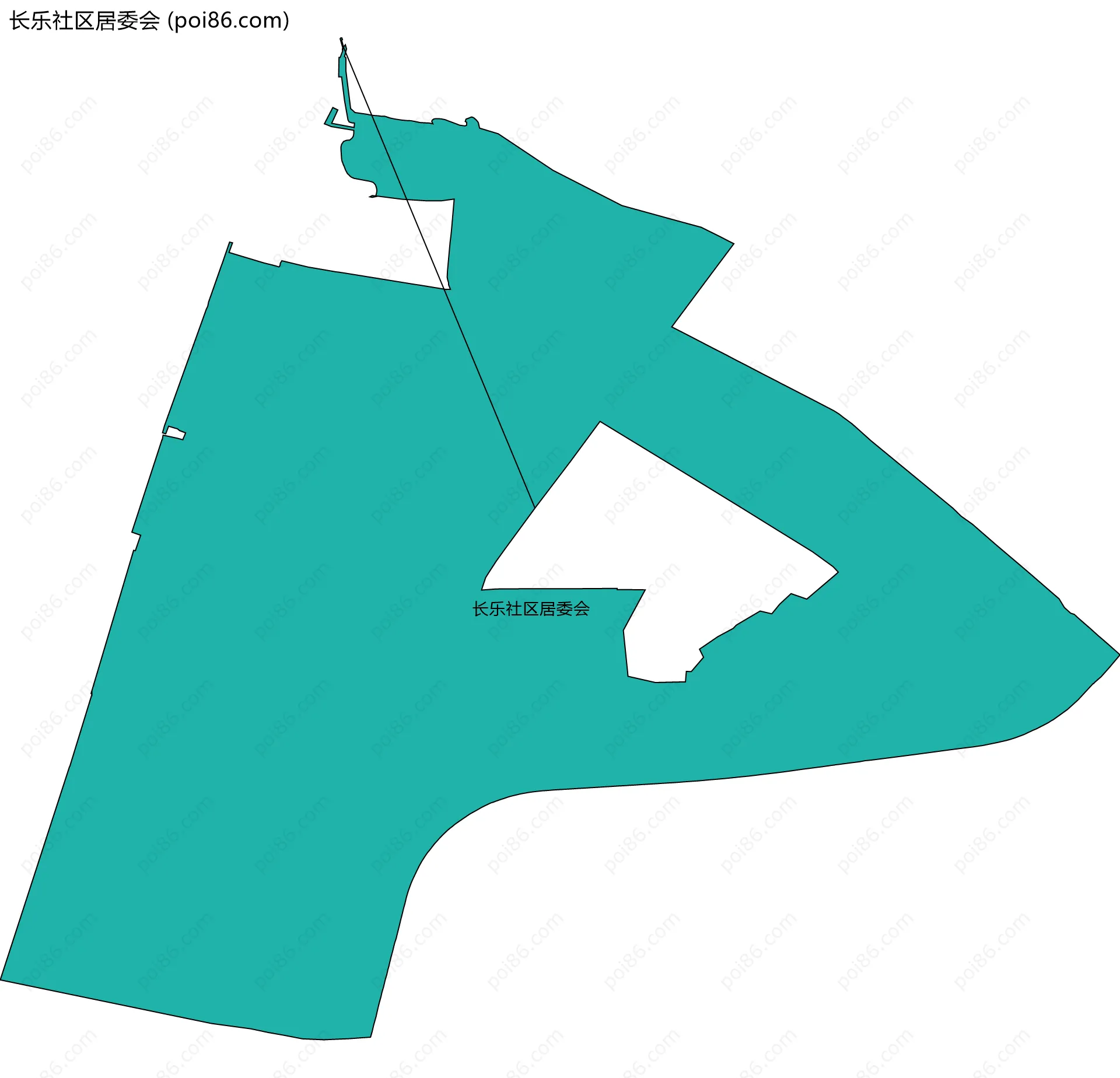 长乐社区居委会边界地图